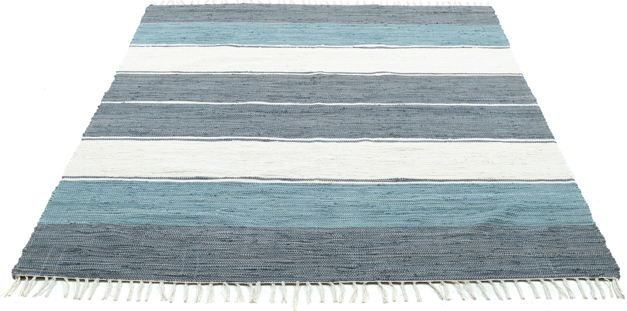 OTTO home Teppich "Alizee" rechteckig 5 mm Höhe Wendeteppich, reine Baumwol günstig online kaufen