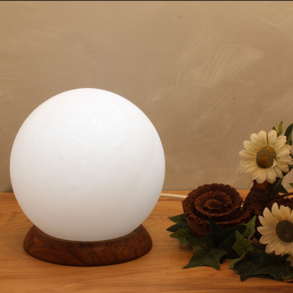 HIMALAYA SALT DREAMS Salzkristall-Tischlampe »Planet«, Leuchtmittel E14   L günstig online kaufen