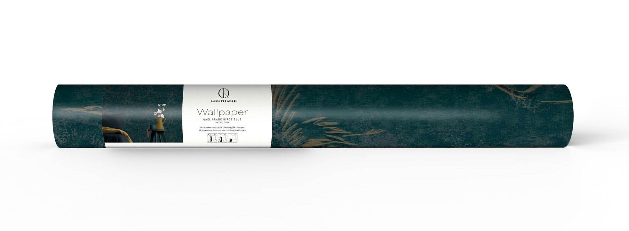 Leonique Vliestapete »Gael Crane Birds«, animal print, Design Tapeten