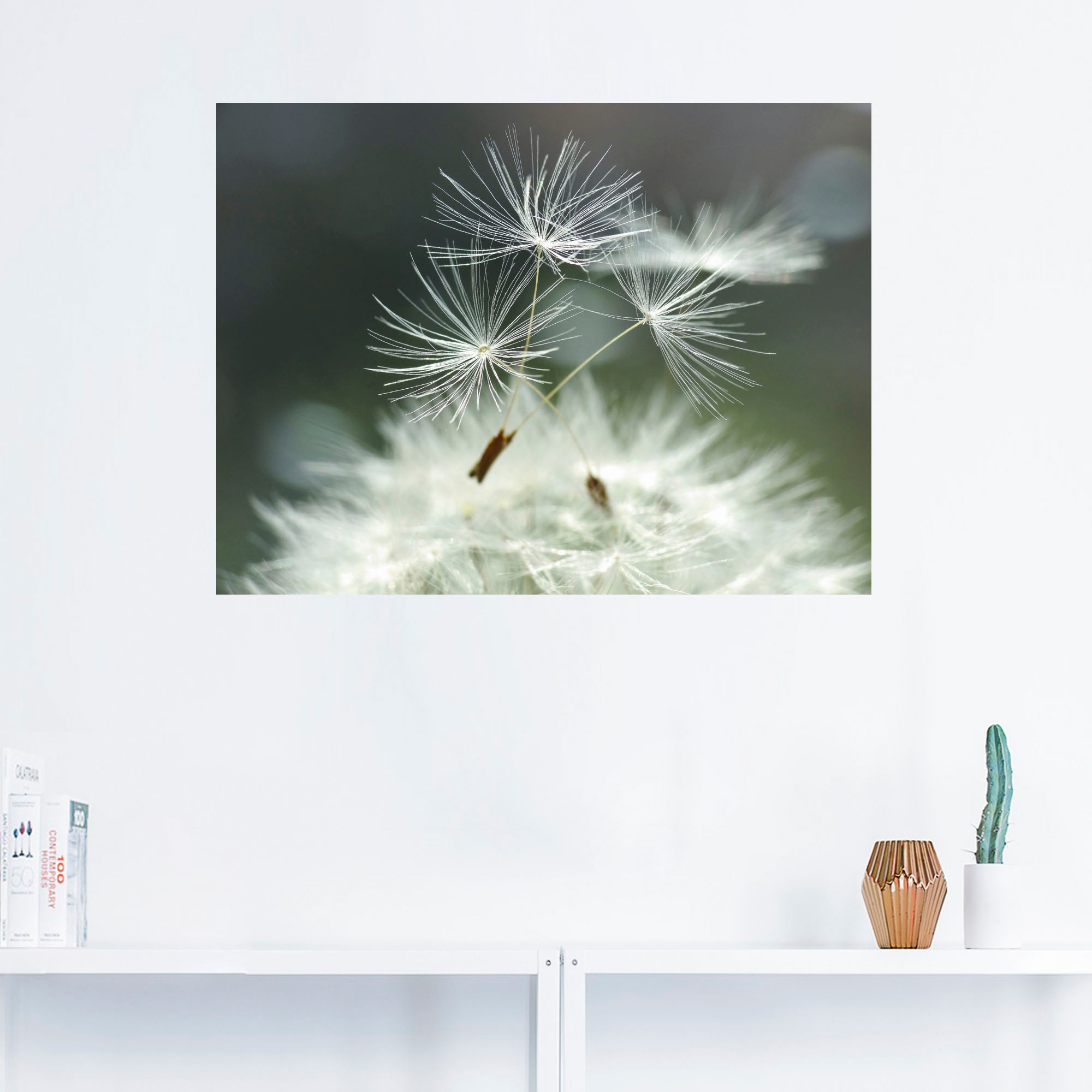Artland Wandbild »Pusteblume Facility«, Blumen, (1 St.), als Alubild, Outdoorbild, Leinwandbild, Poster, Wandaufkleber