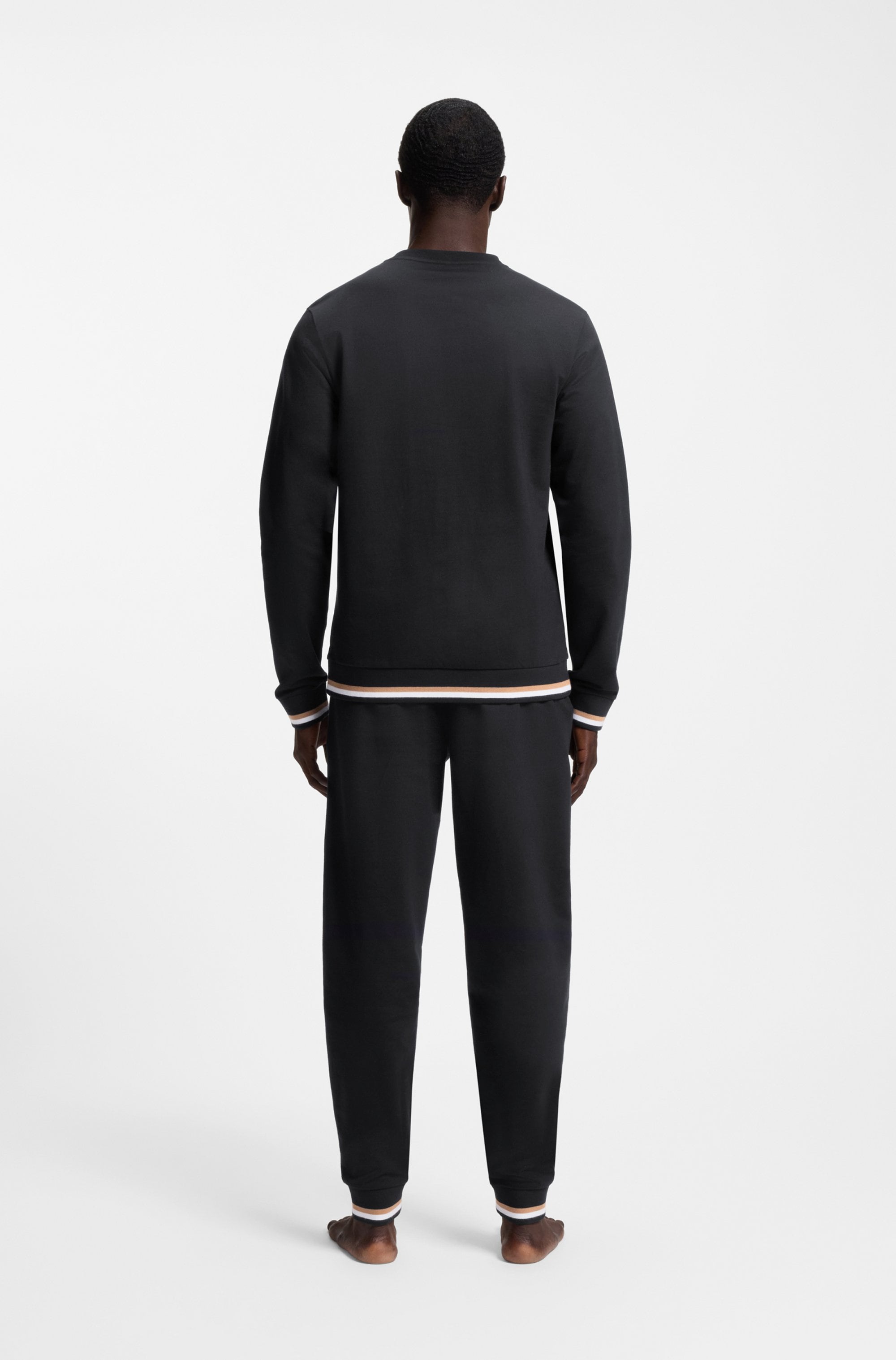 BOSS Sweatshirt »Iconic«, kontrastfarbene Details, noramle Passform
