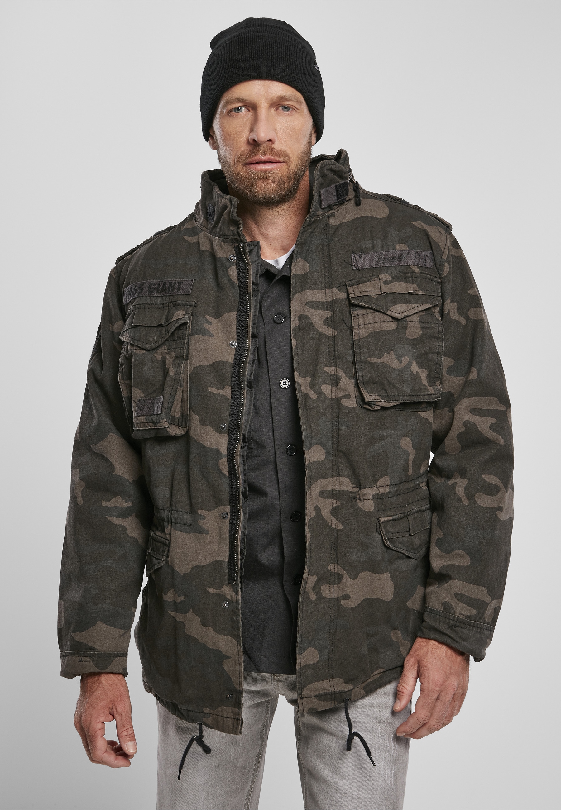 Brandit Winterjacke »Brandit Herren M-65 Giant Jacket« 1 Stk. tlg. ohne Kapuze