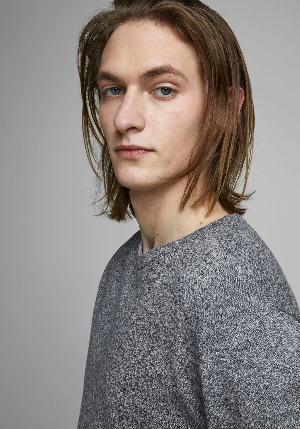 Jack & Jones Rundhalspullover »JJEBASIC mit Rundhals, ideal für Job und Freizeit«, unifarben, modisch, slim fit, Baumwolle, Rundhals
