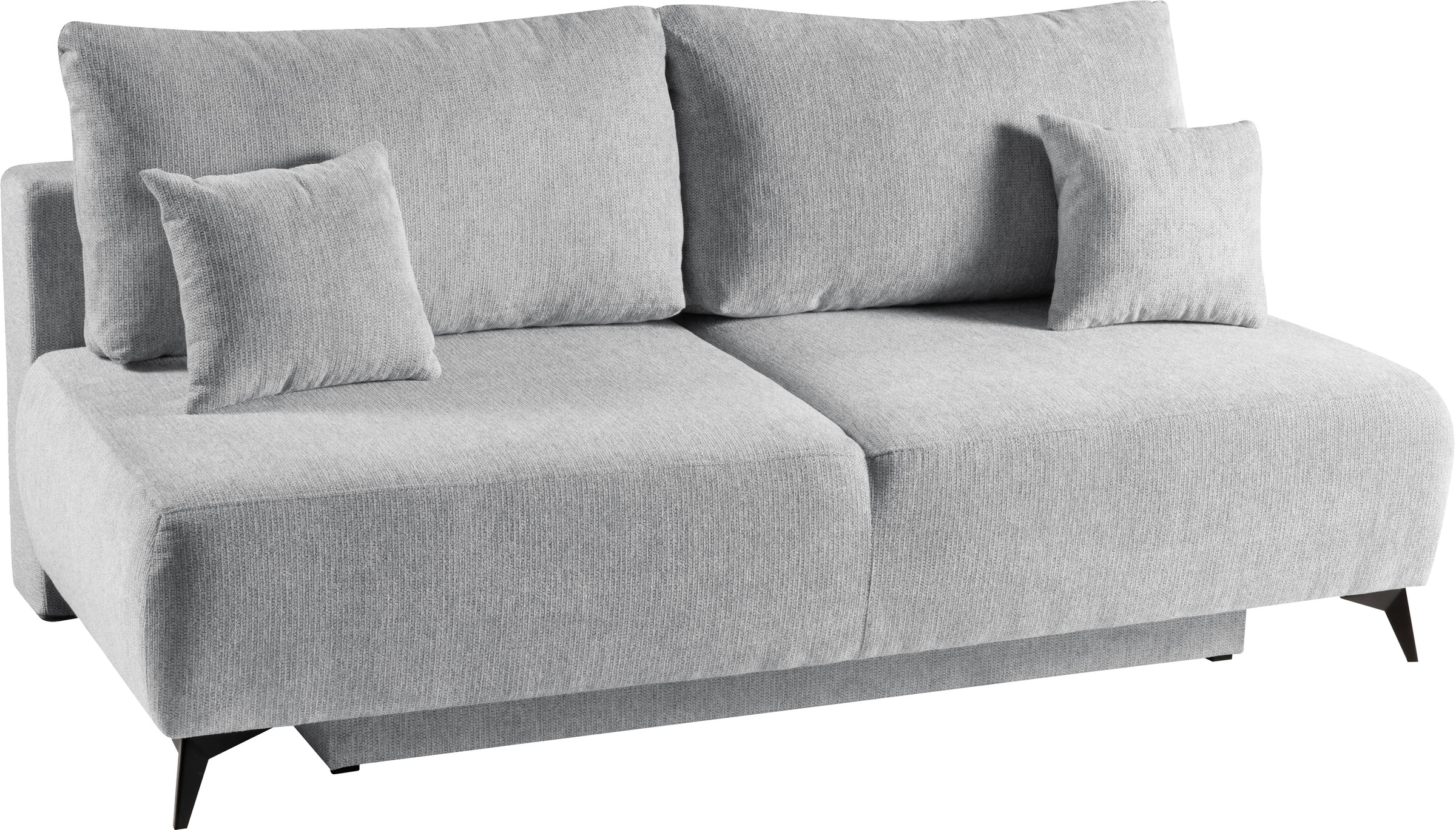 WERK2 Schlafsofa »Valerie mit Komfortsitz- und Liegehöhe, Breite 200cm,«, bequemes 2-Sitzer Schlafcouch mit Bettkasten