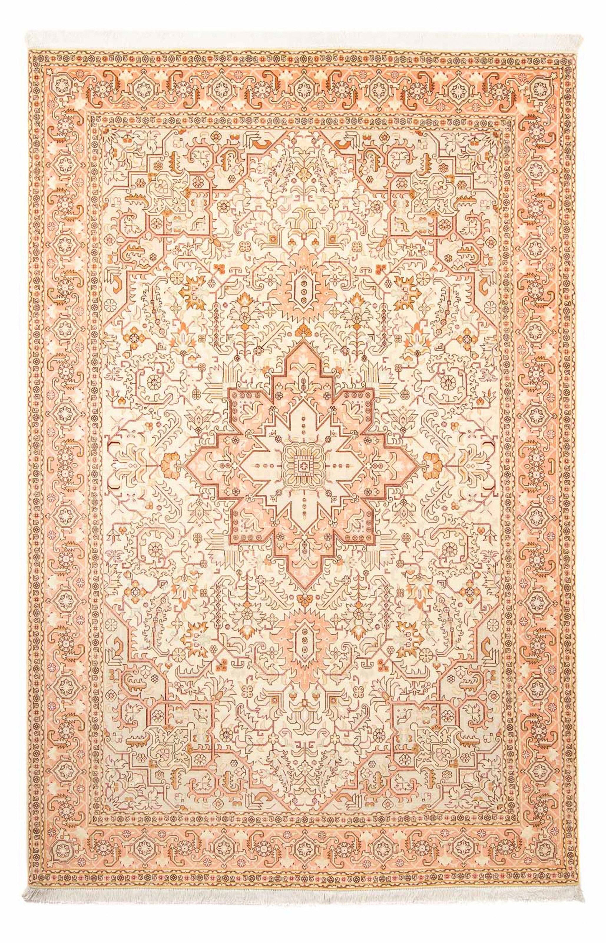 morgenland Orientteppich »Perser - Täbriz - Royal - 289 x 200 cm - beige«, günstig online kaufen