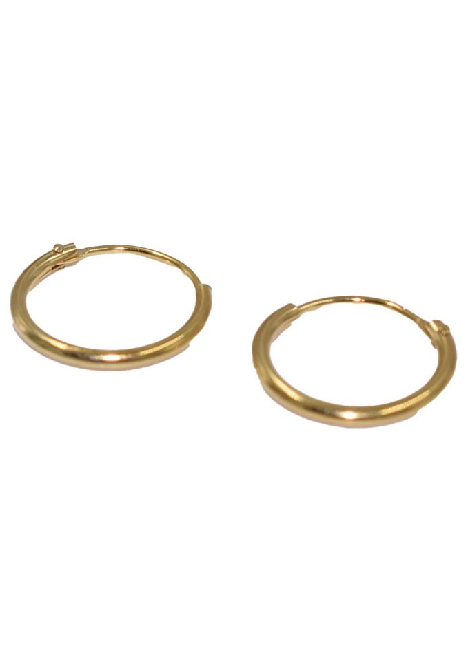 Firetti Paar Creolen »Schmuck Geschenk Gold 585, Gold«, Made in Germany