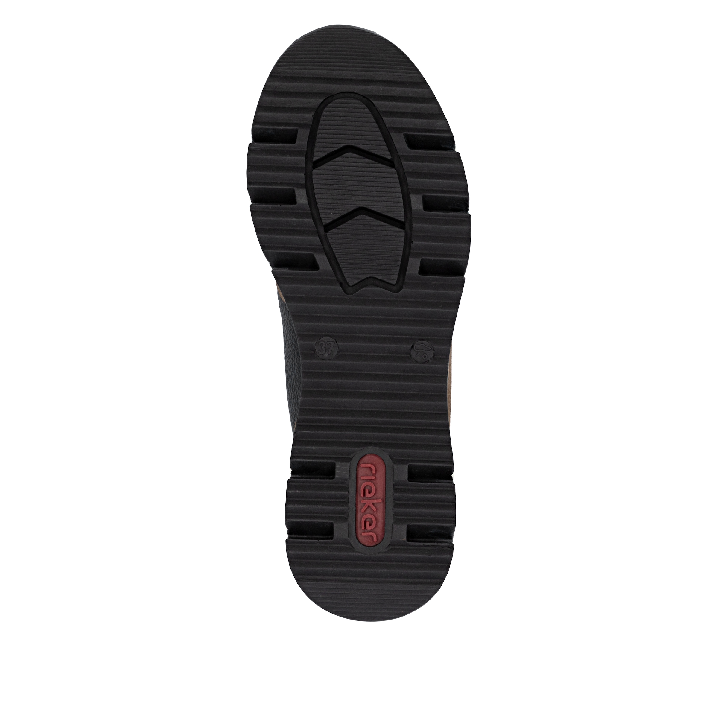 Rieker Schlupfboots  Stiefelette, High Top Sneaker mit Reißverschluss auf der Vorderseite