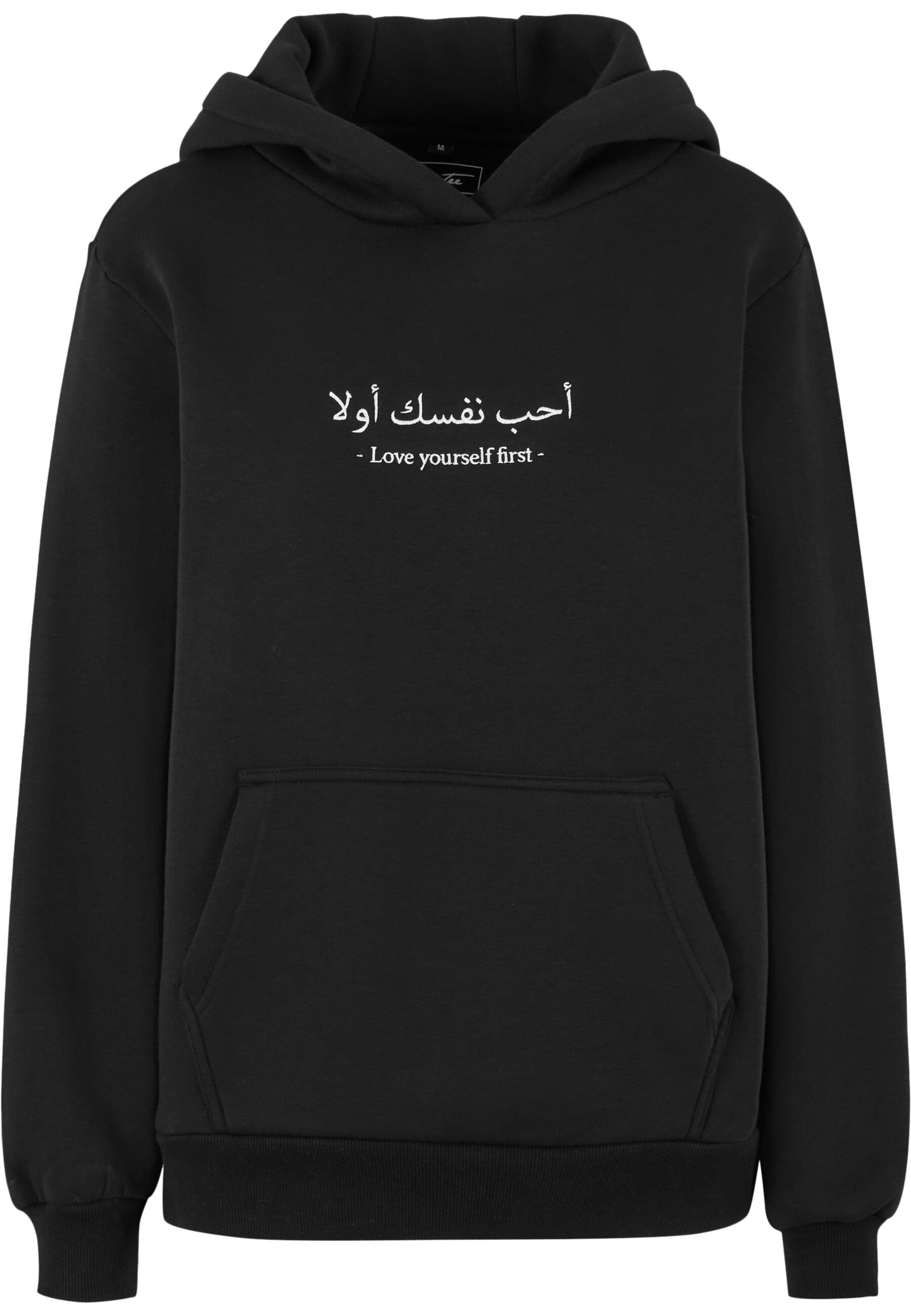 Miss Tee Kapuzenpullover »Miss Tee Love Yourself First EMB Fluffy Hoody«, 1 Stk.
