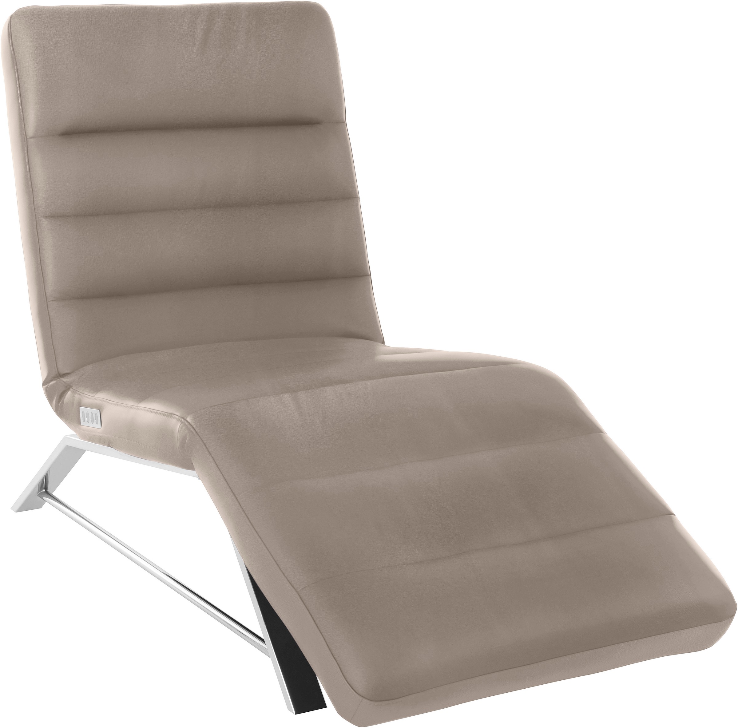 W.SCHILLIG Relaxliege »daily dreams«, Funktionsliege wahlweise mit Motor, Gestell Chrom, Breite 75 cm