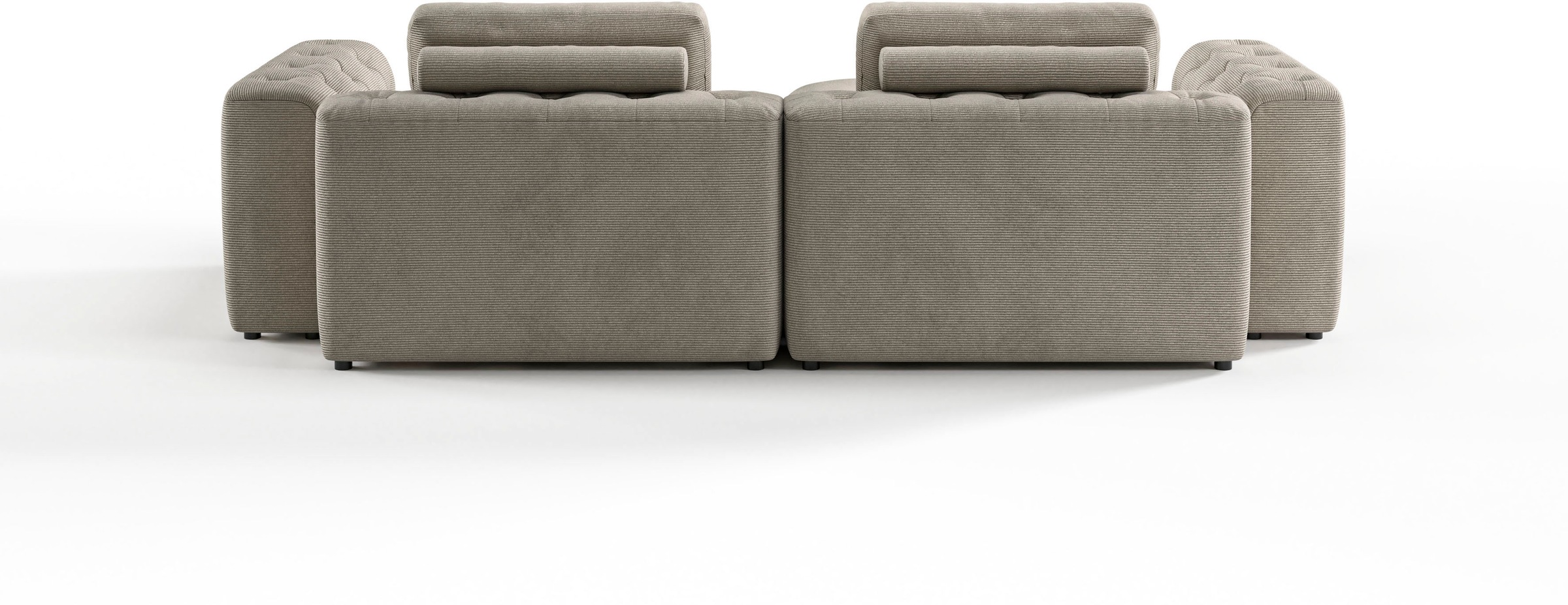 RAUM.ID Ecksofa »Cushid L-Form«, Modulset, bestehend aus 3 Teilen