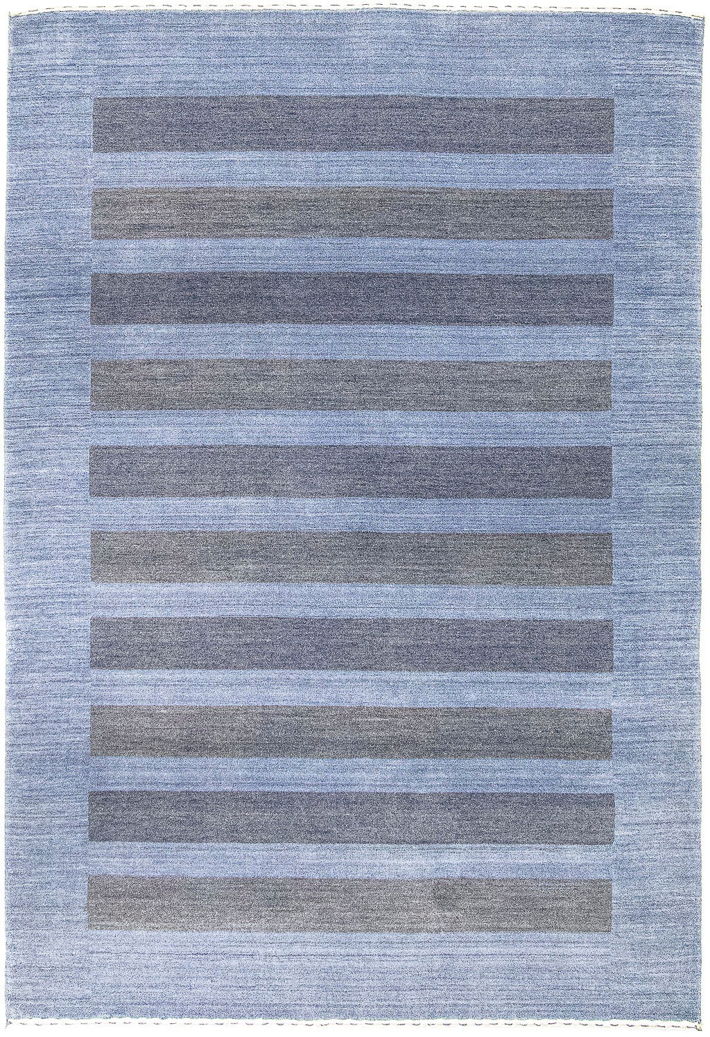 morgenland Wollteppich »Loribaft Teppich Stripy«, rechteckig, 14 mm Höhe, K günstig online kaufen