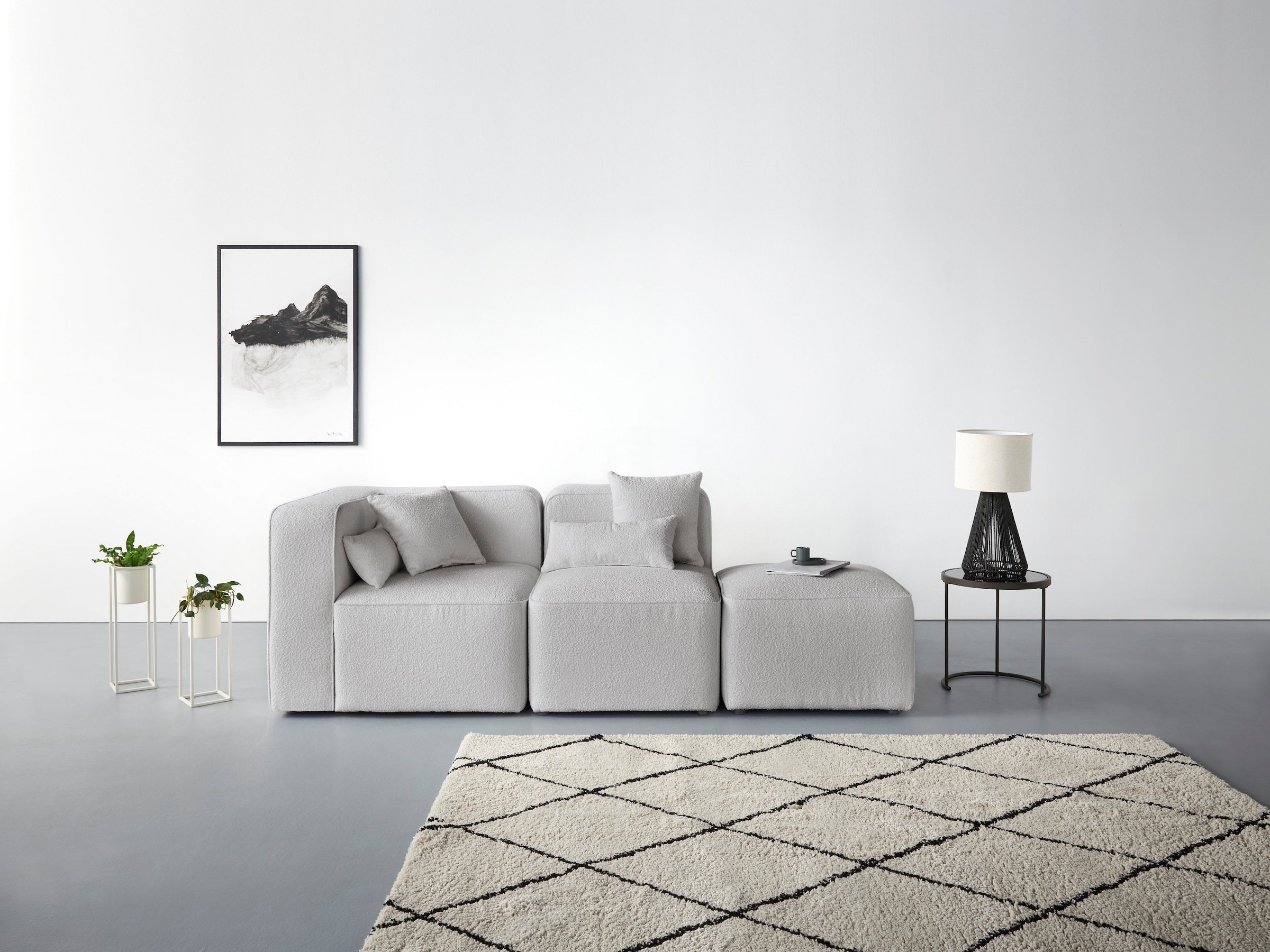 Home affaire 3-Sitzer »Sundstrup« Modulserie, individuelle Zusammenstellung günstig online kaufen