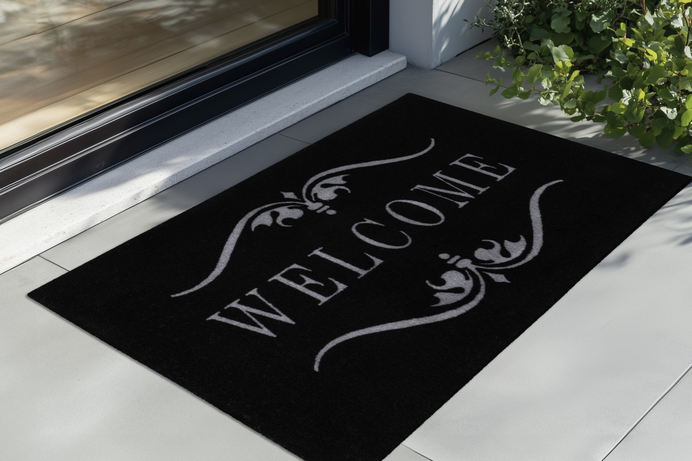 Kayoom Fußmatte »Cosy Entry 125« rechteckig 6 mm Höhe Türmatte, Schmutzfang, welcome, Eingang