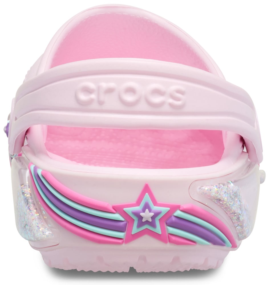 Crocs Clog »Toddler Classic Star Sparkle Shaker Clog«  Freizeitschuh, Sandale gefüllt mit Glitzer zum Schütteln