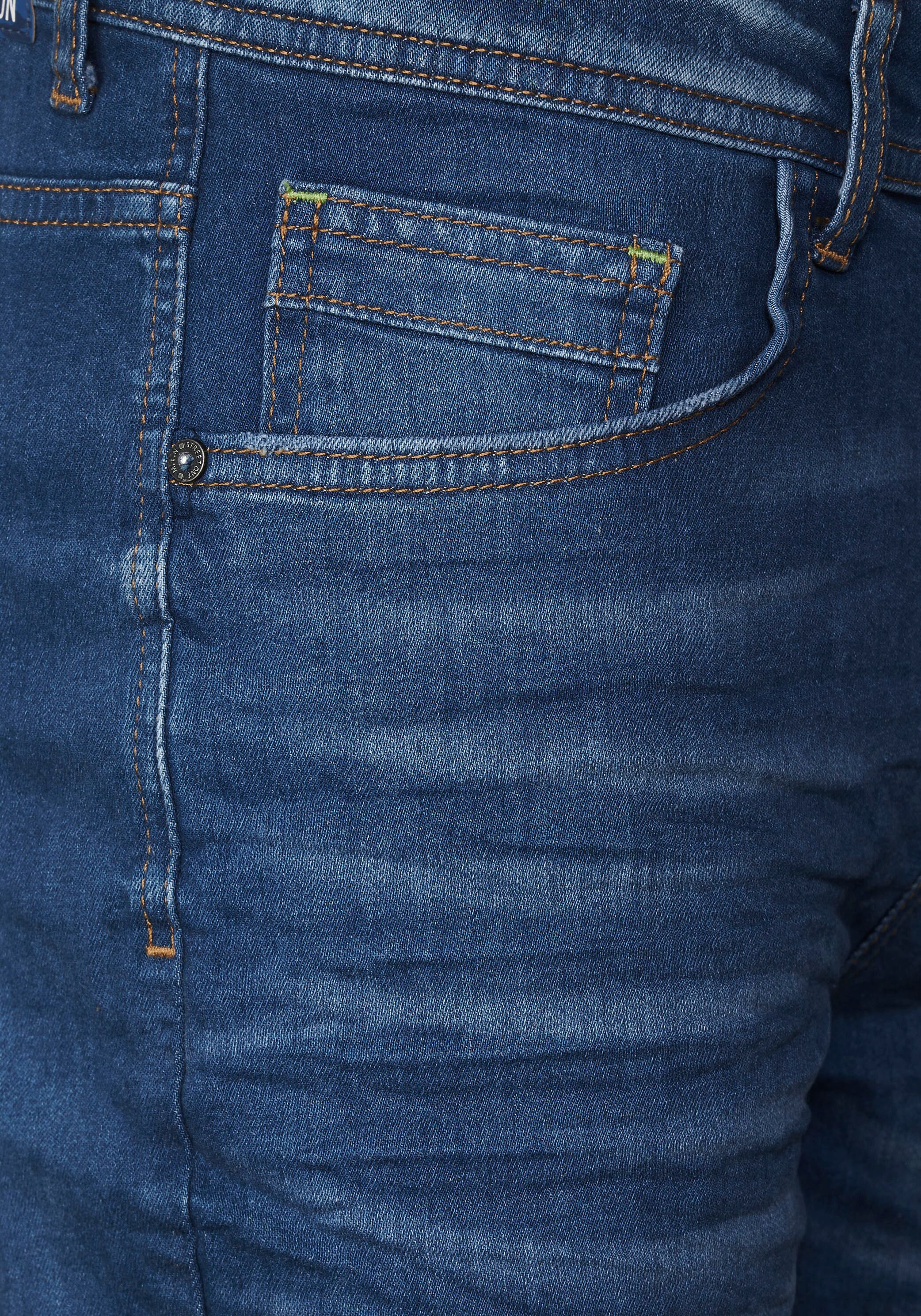 STREET ONE MEN Jeansshorts, im 5-Pocket-Style