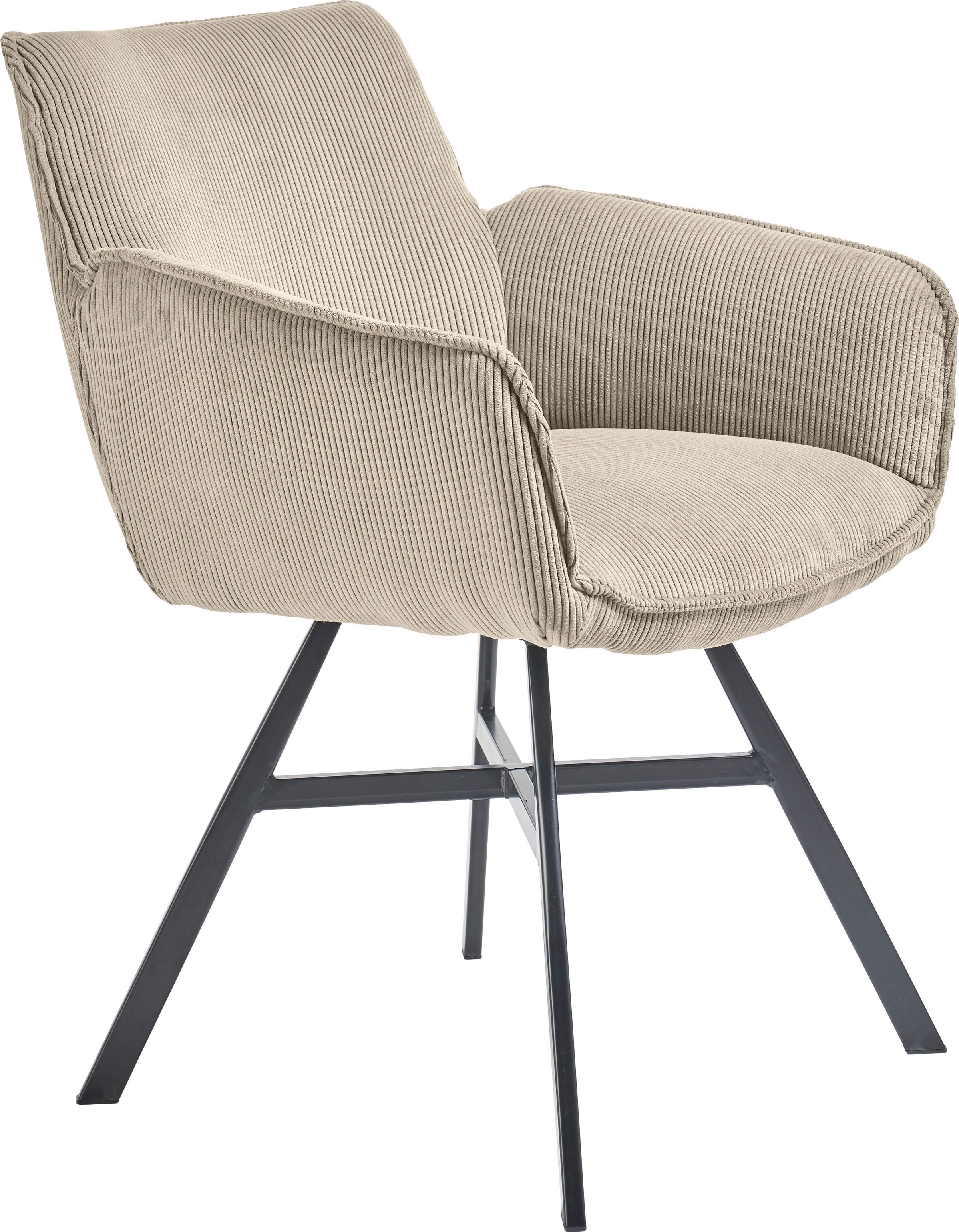 set one by Musterring Armlehnstuhl »Frisco« () 2er Set, 4-Fußgestell, Sitzh günstig online kaufen