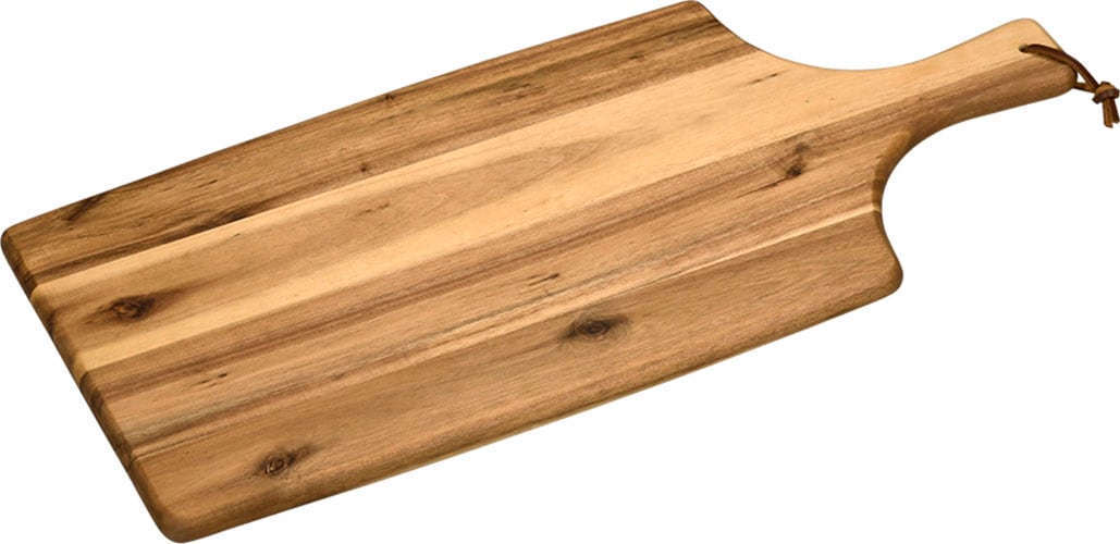 KESPER® Schneidebrett, (1 St.), FSC®-zertifiziert, Lederband zum Aufhängen