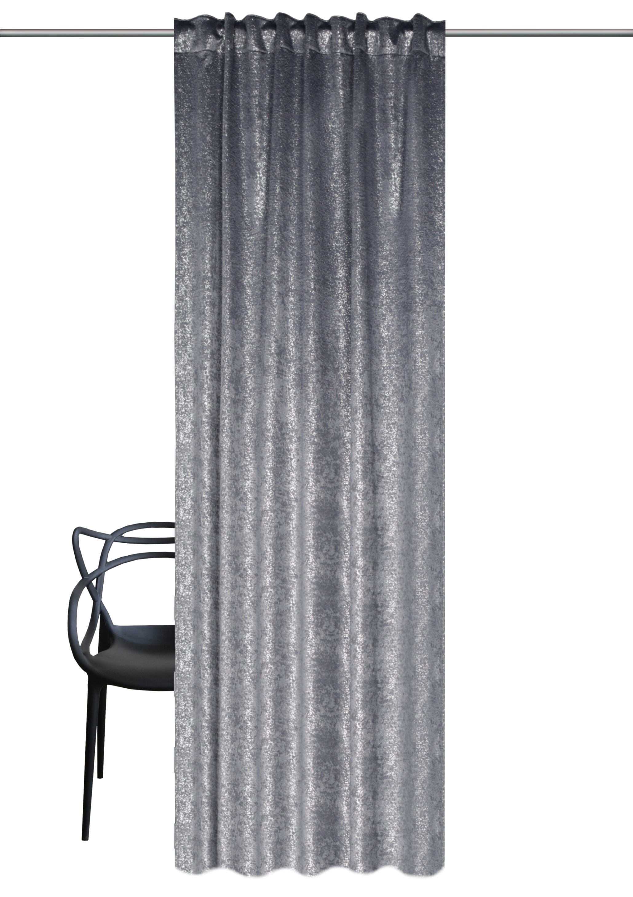 HOME WOHNIDEEN Gardine »SUELA«, (1 St.), THERMOSCHAL, SUEDE, FOLIENDRUCK