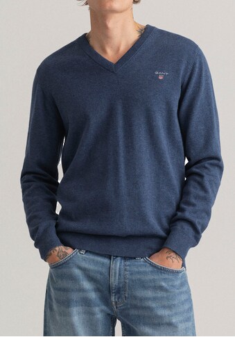 Gant V-Ausschnitt-Pullover »CLASSIC COTTON V-NECK - NEW« kaufen