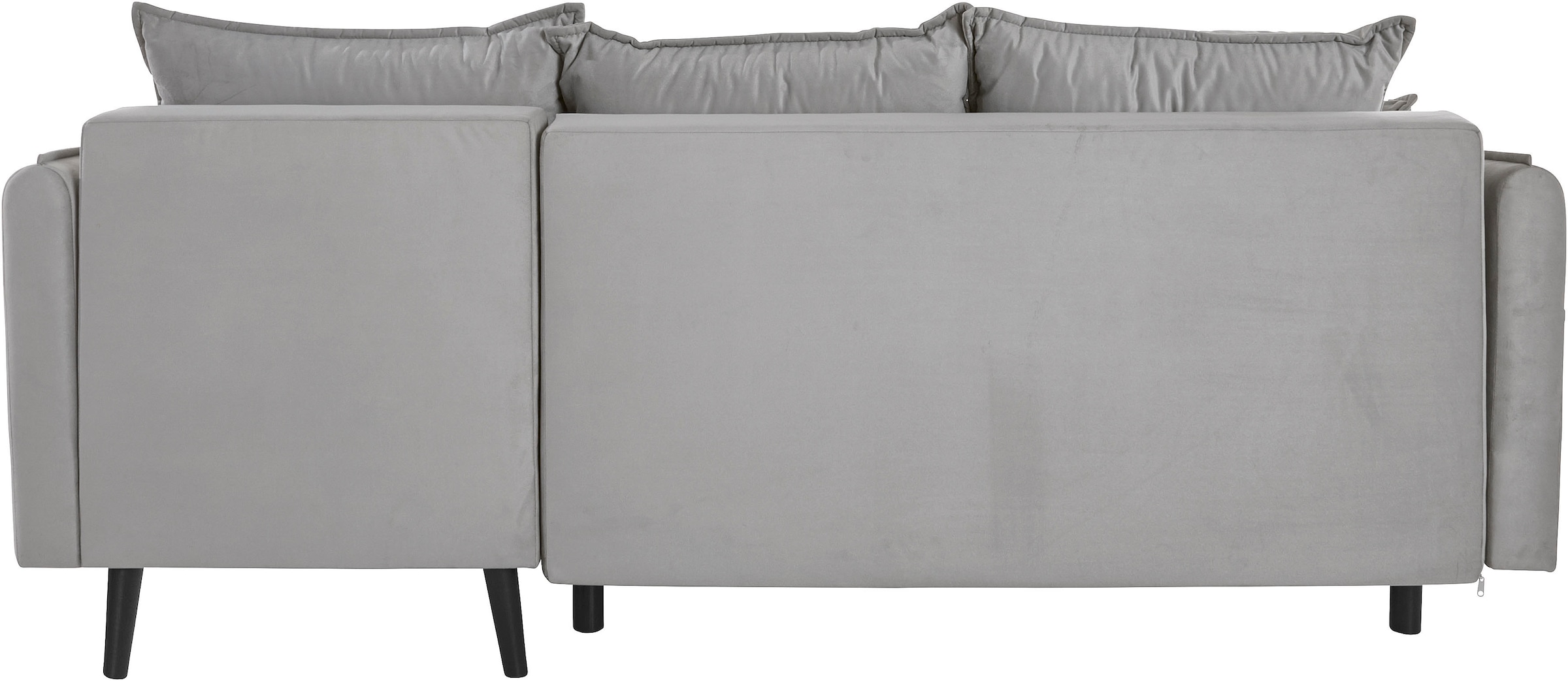 INOSIGN Ecksofa »Asra L-Form«, incl. Bettfunktion und Bettkasten, Seitentasche im Armteil, Federkern