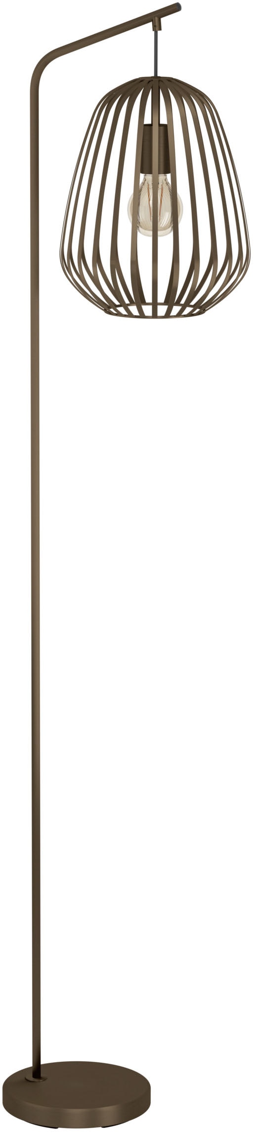 EGLO Stehlampe »ESPINAL Stehlampe - Stahl - E27 - 1X40W - IP20« E27 1 Stk. Standleuchte, Leselampe, Wohzimmer, Schlafzimmer, L37 x B28 x H170 cm