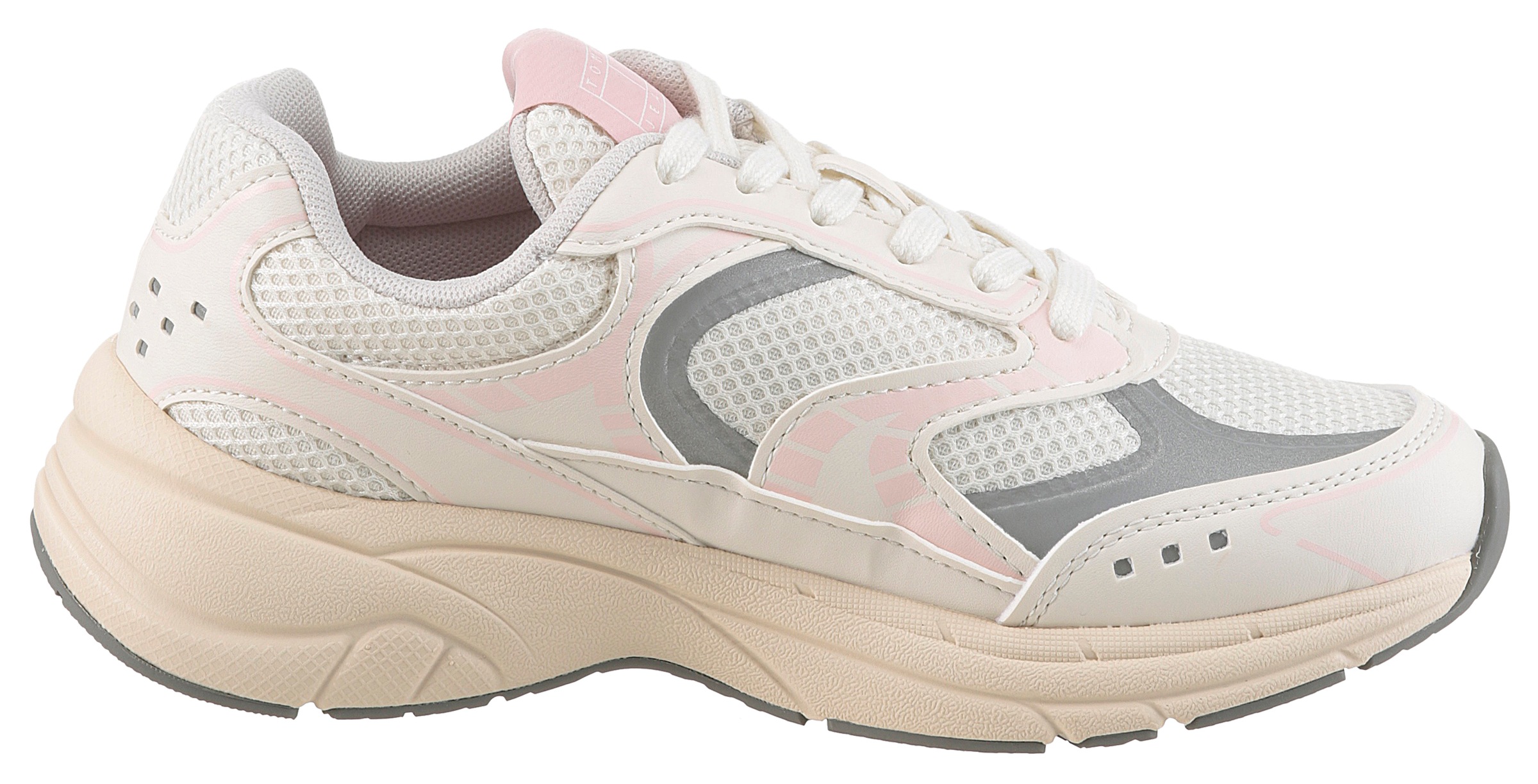 Tommy Jeans Keilsneaker »ARCHIVE'25«  , Plateau, Freizeitschuh, Halbschuh, Schnürer mit Kontrastbesatz