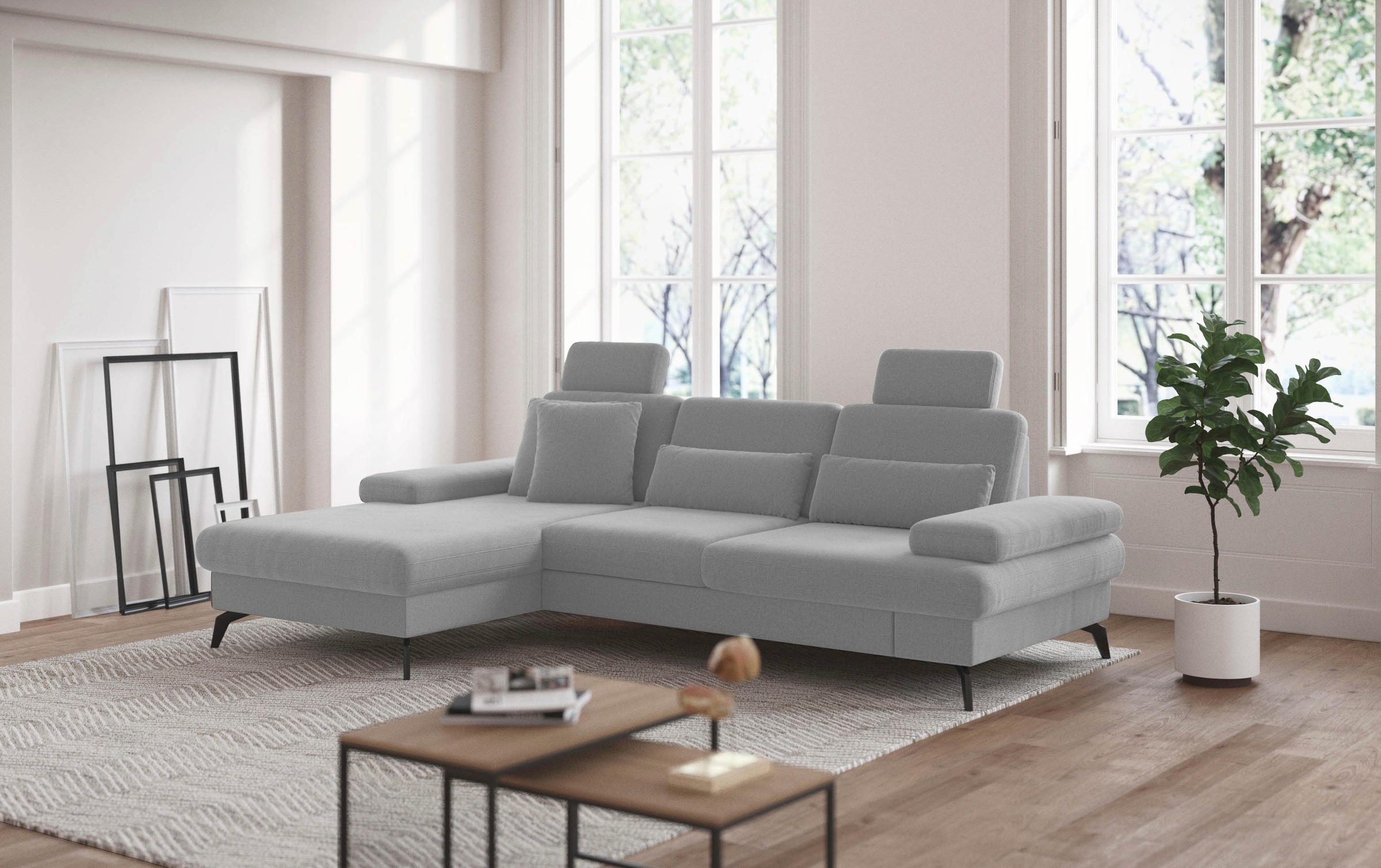 sit&more Ecksofa »Morris L-Form, inkl. Sitztiefenverstellung« wahlweise mit günstig online kaufen