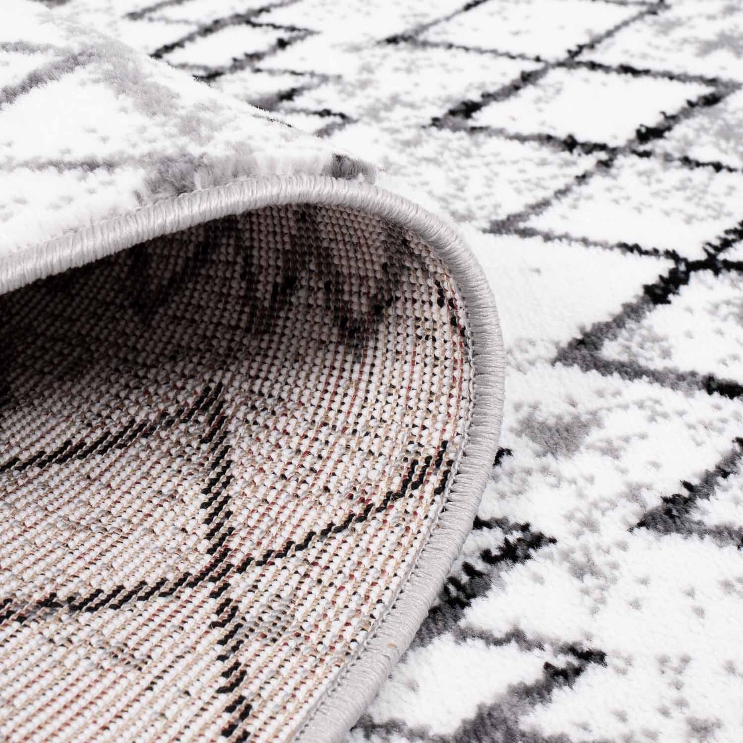 Carpet City Teppich »Timeless 7547«, rechteckig, 6 mm Höhe, Kurzflor, Modern, Zickzack-Muster, ideal für Wohnzimmer & Schlafzimmer