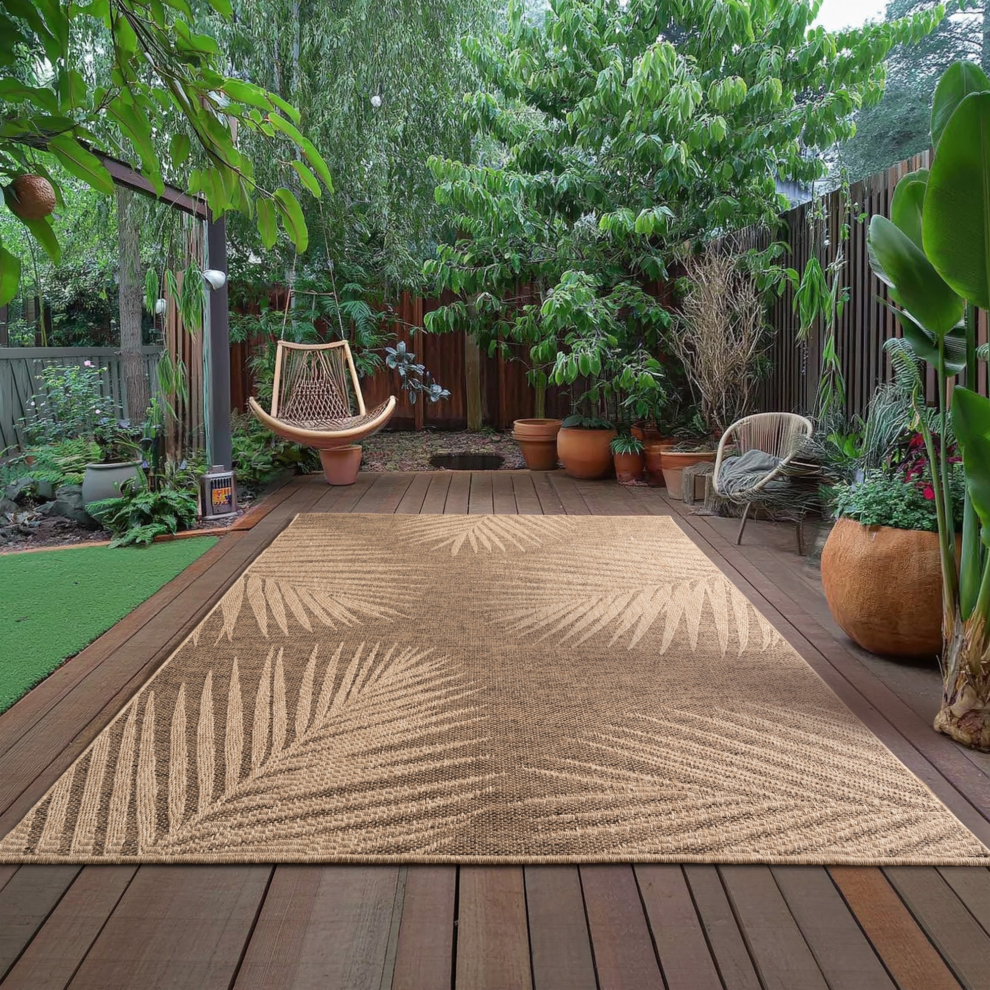 Ayyildiz Teppiche Outdoorteppich »TIMBER 1403«, rechteckig, 5 mm Höhe