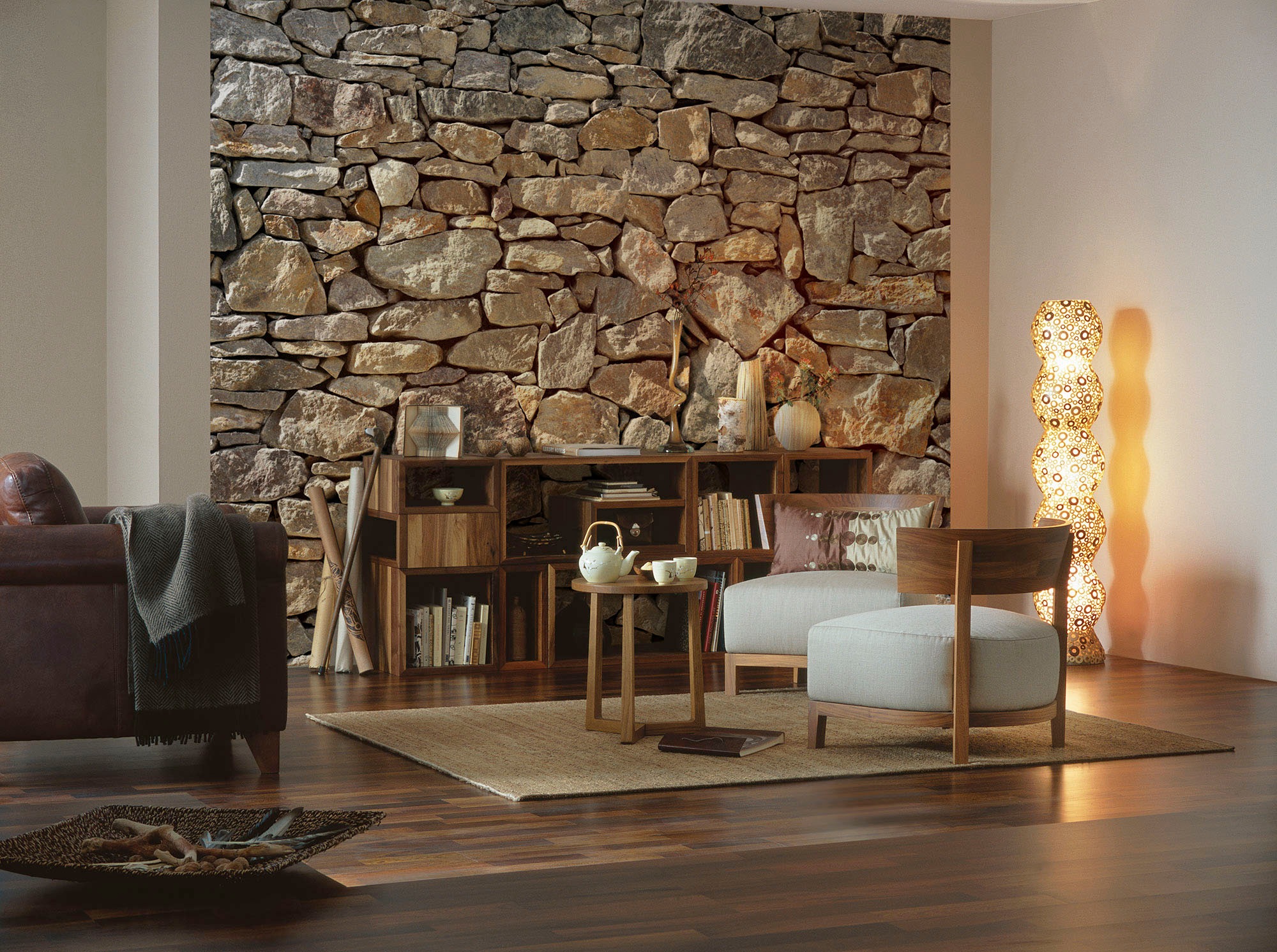 Komar Vliestapete »Digitaldruck Vlies - Stone Wall - Größe 400 x 260 cm« be günstig online kaufen