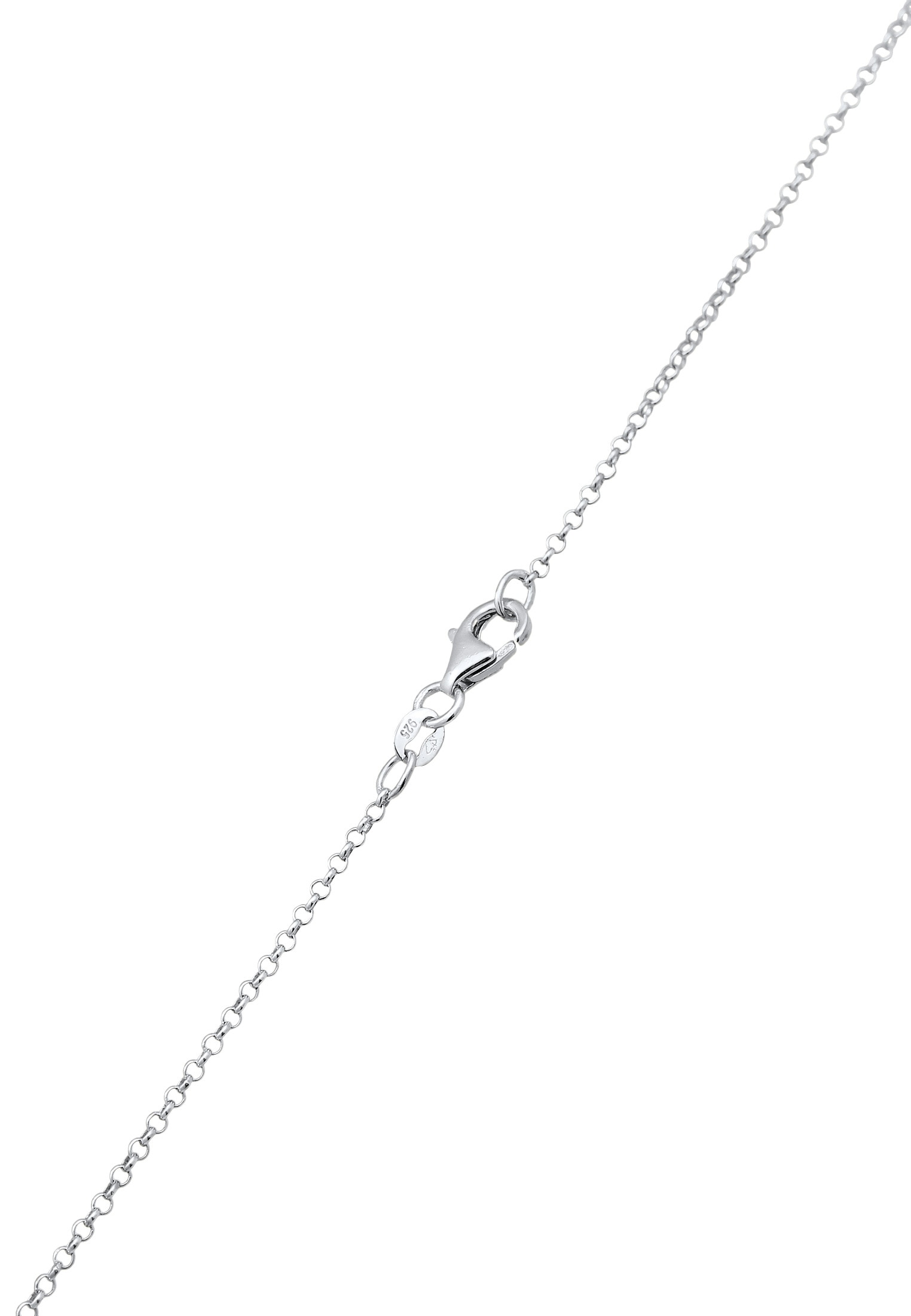 Nenalina Kette mit Anhänger »Spirale Basic Geo Erbskette Lang 925 Silber«