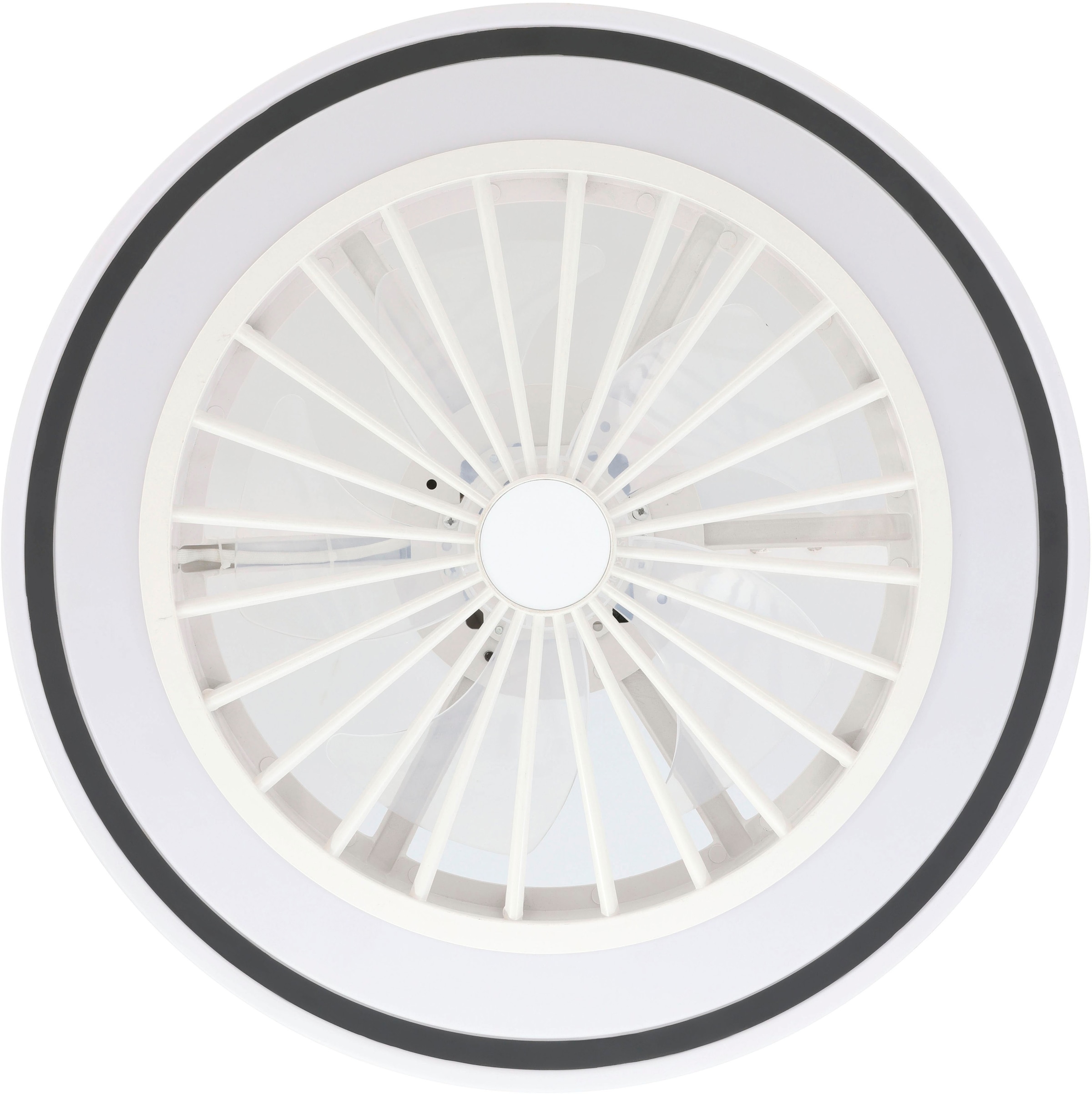 EGLO LED Deckenleuchte »ALMERIA Deckenventilator«, 3 flammig, Leuchtmittel LED-Modul | LED wechselbar, Deckenlampe, Ventilator