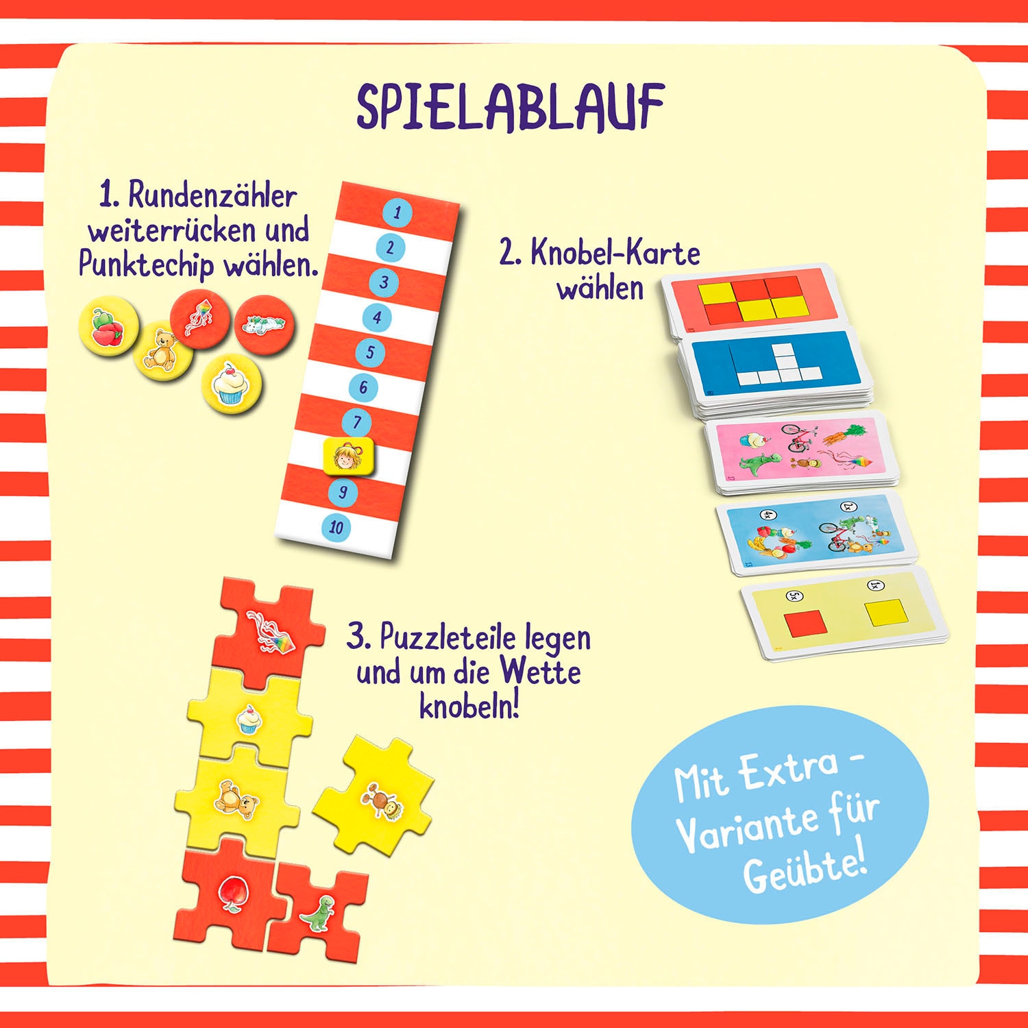 Kosmos Spiel »Meine Freundin Conni - Kunterbunter Knobelspaß« Made in Germany