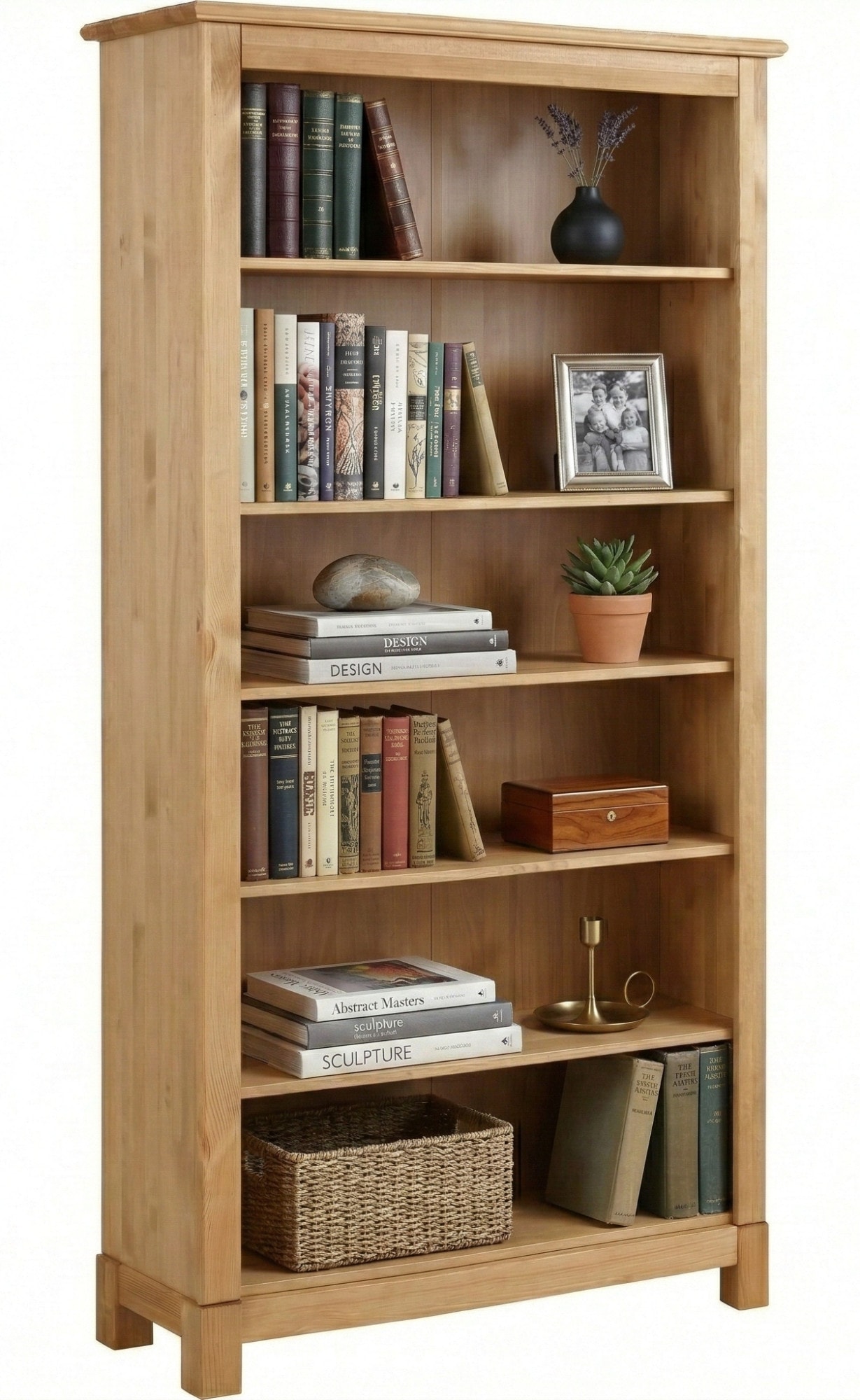 OTTO home Bücherregal »Rauna« aus massiver Kiefer, Breite 96 cm, FSC® zertifiziert