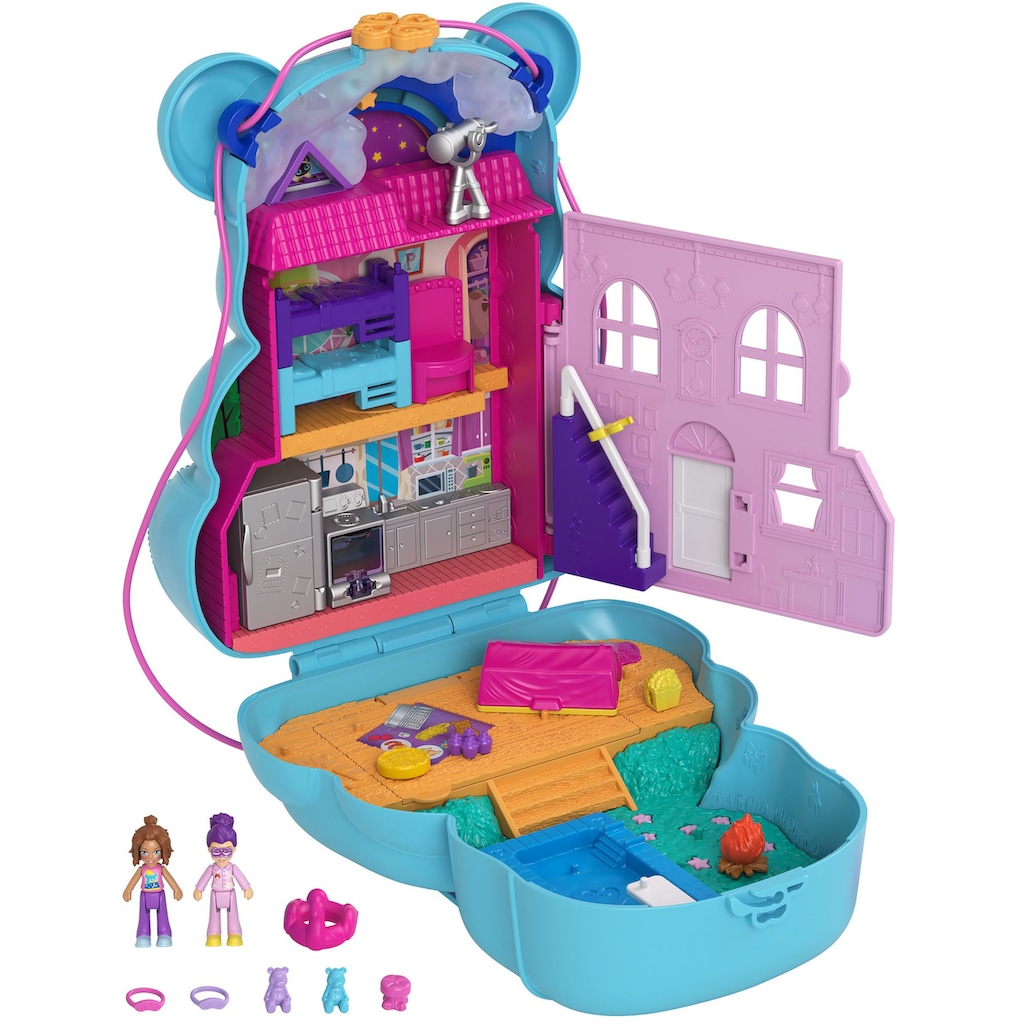 Polly Pocket Spielwelt »Sleepover Teddybär-Tasche«