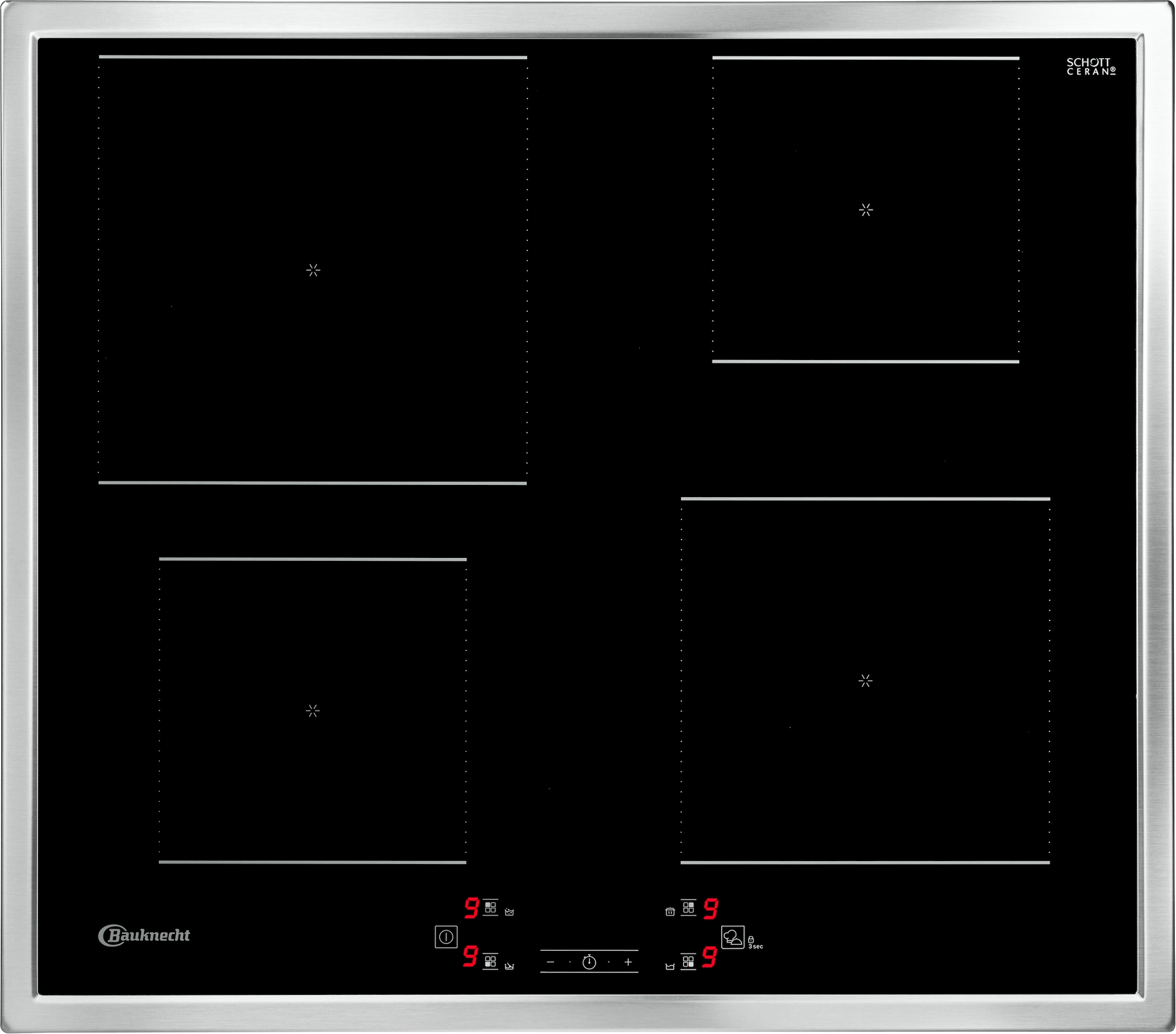 BAUKNECHT Induktions-Kochfeld von SCHOTT CERAN® »BQ 2760S FT«