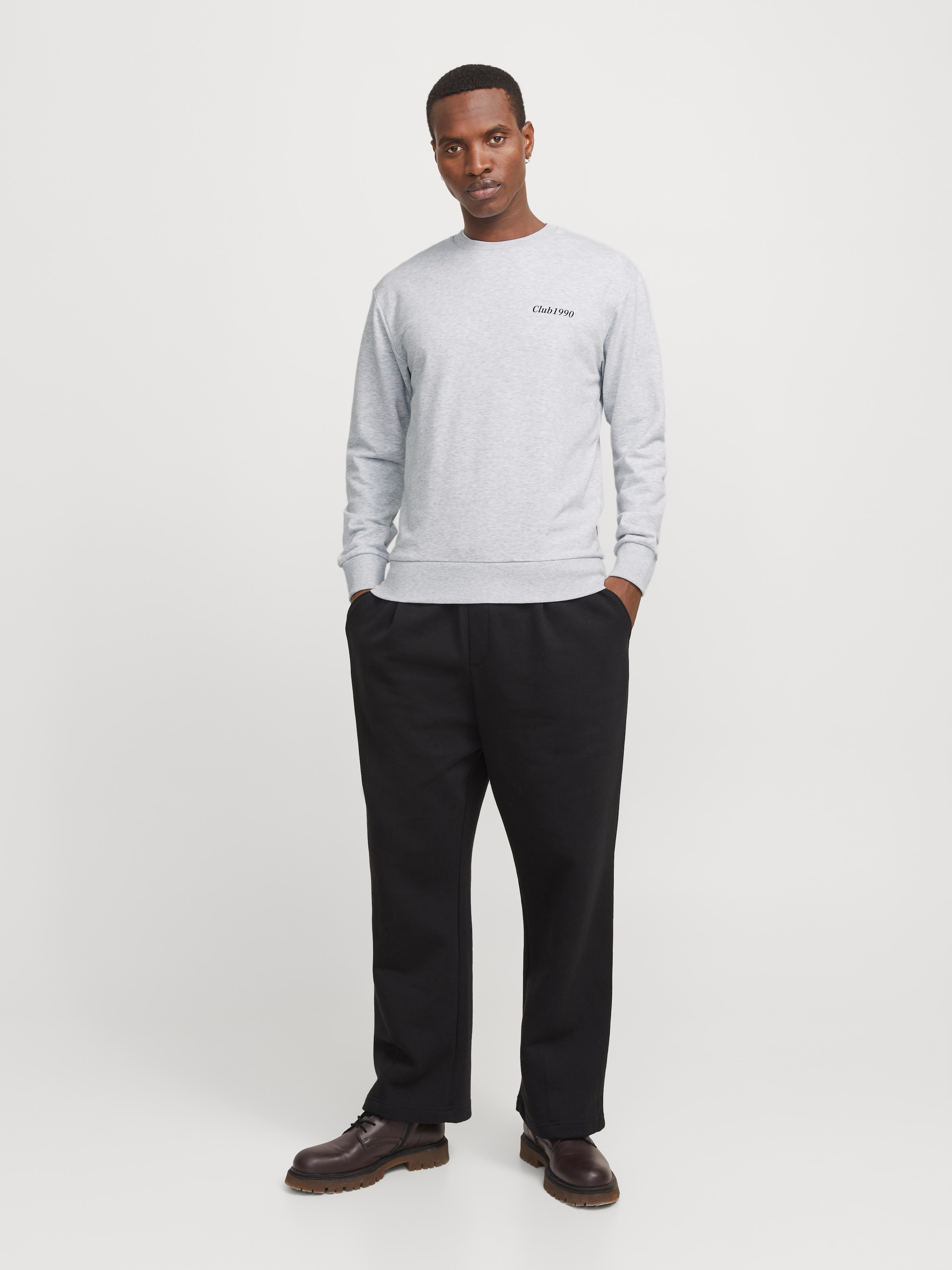 Jack & Jones Sweatshirt »JJEBRADLEY GRAPHIC SWEAT CREW NOOS«, mit Front und Back Print