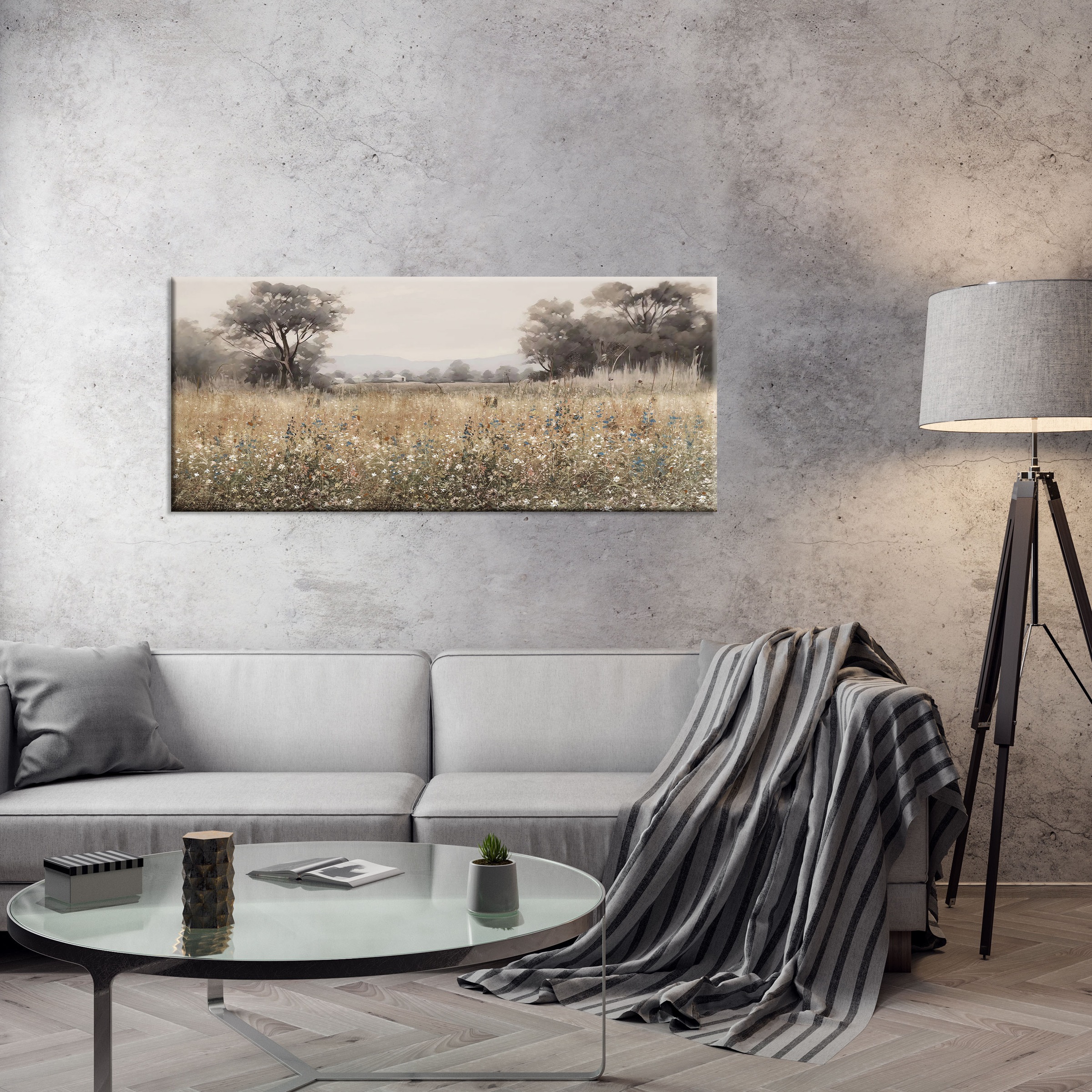 Bönninghoff Ölgemälde Blumenbilder   Blumenwiese   Felder   Landschaft   Na günstig online kaufen