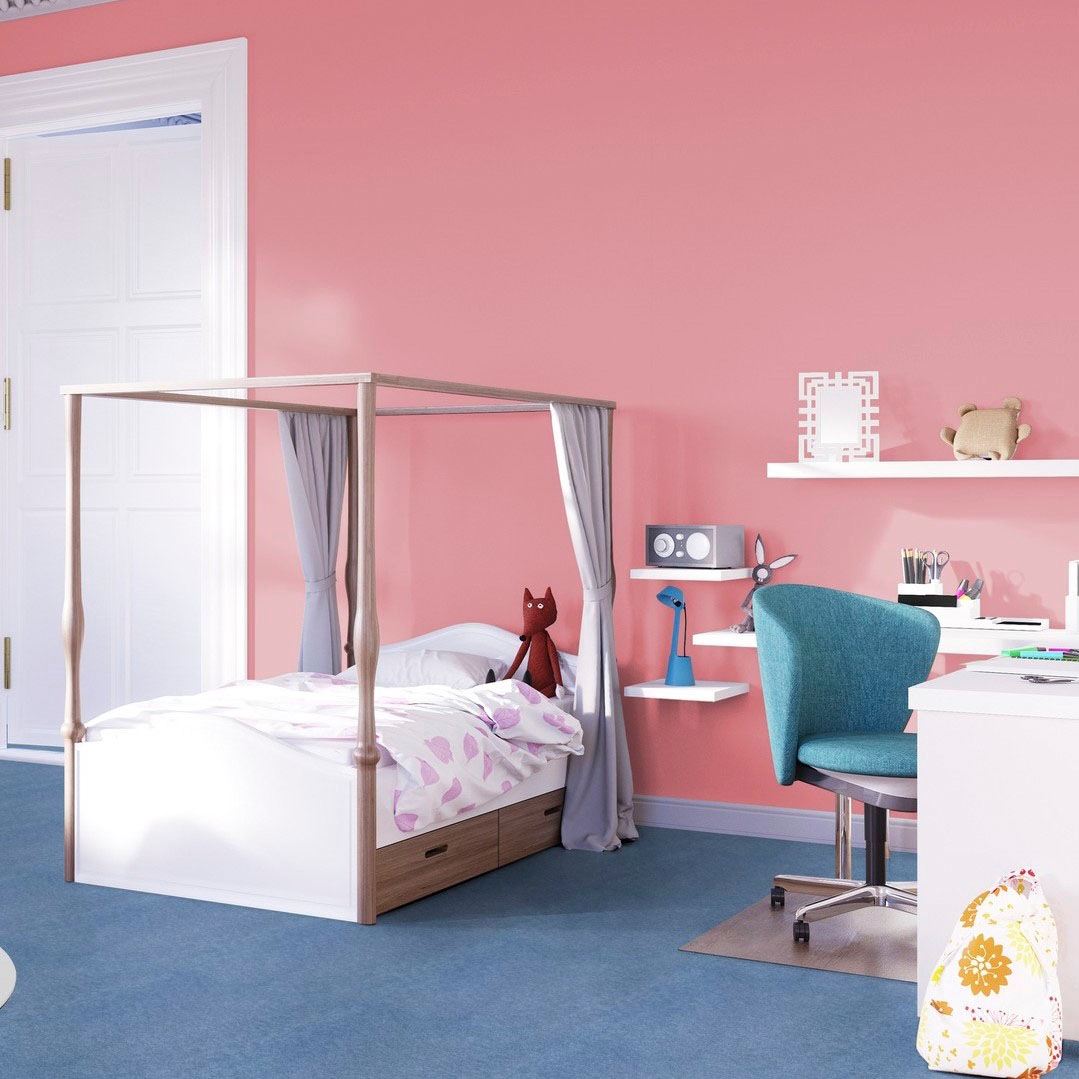 Bodenmeister Teppichboden »Jupiter, Velours - meliert, Made in Belgium«, rechteckig, 7,5 mm Höhe, Wohnzimmer, Schlafzimmer, Kinderzimmer, Breite 400/500 cm