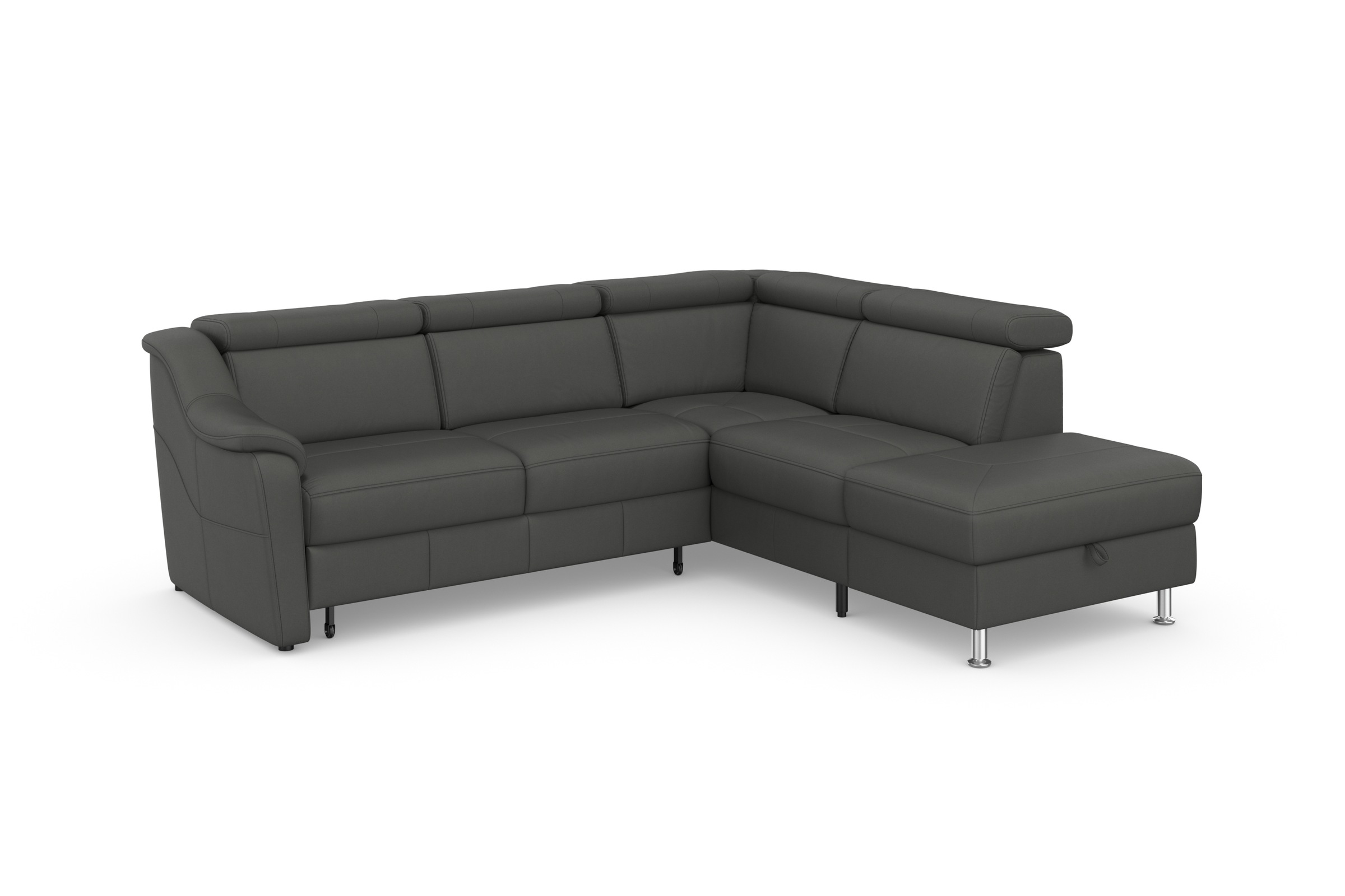 sit&more Ecksofa »Freetown L-Form«, inklusive Kopfteilverstellung und komfortablem Federkern