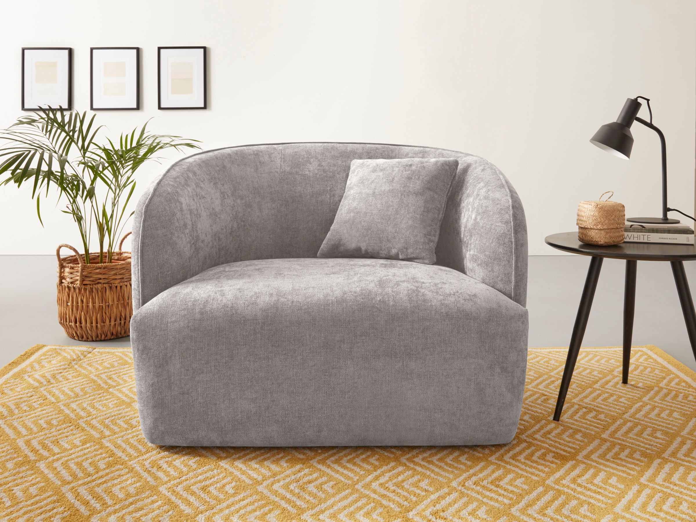andas Sessel »Knautschzone«, auch mit Bouclé-Bezug günstig online kaufen