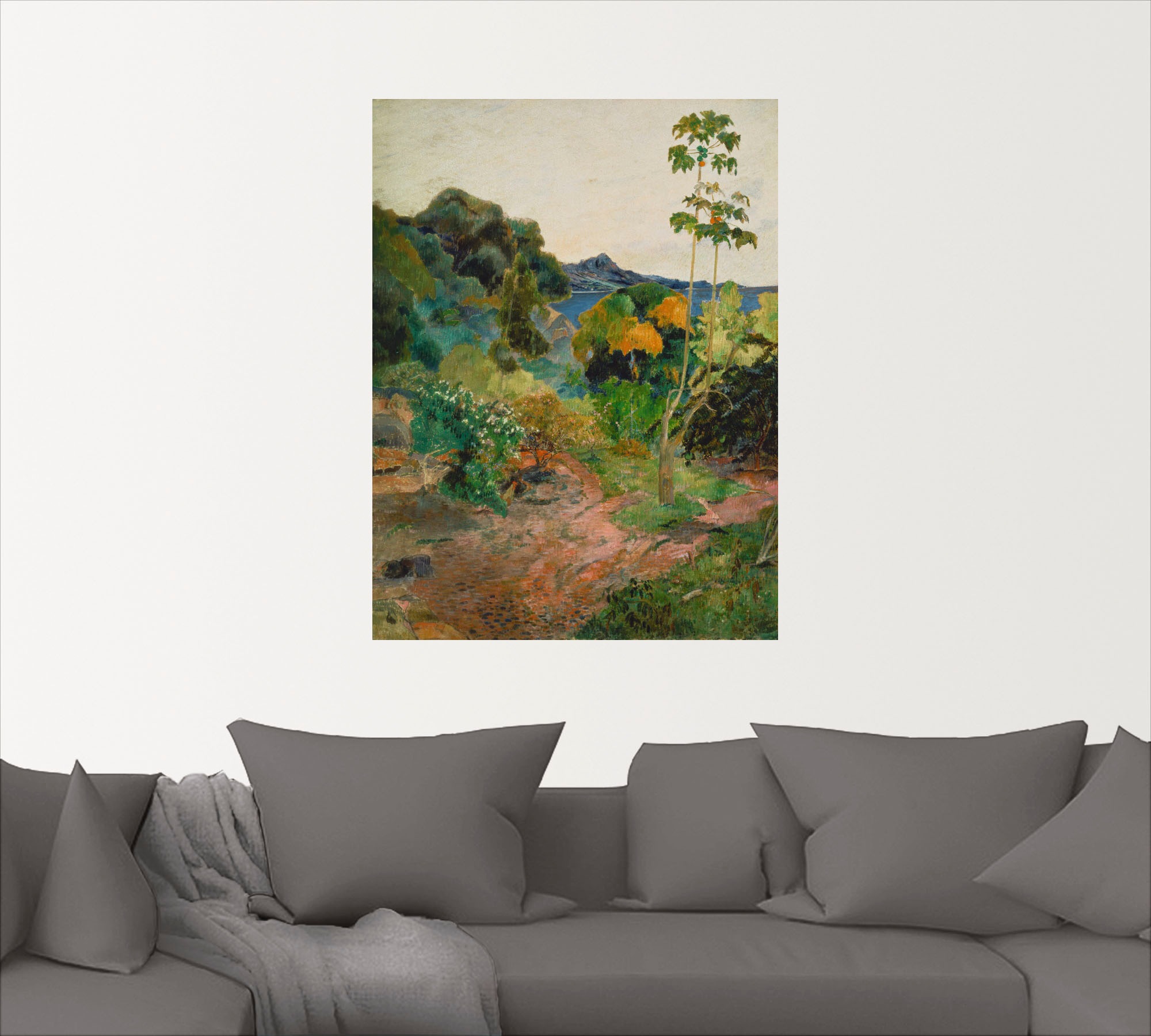 Artland Wandfolie »Küstenlandschaft auf Martinique«, Küste, (1 St.), selbstklebend