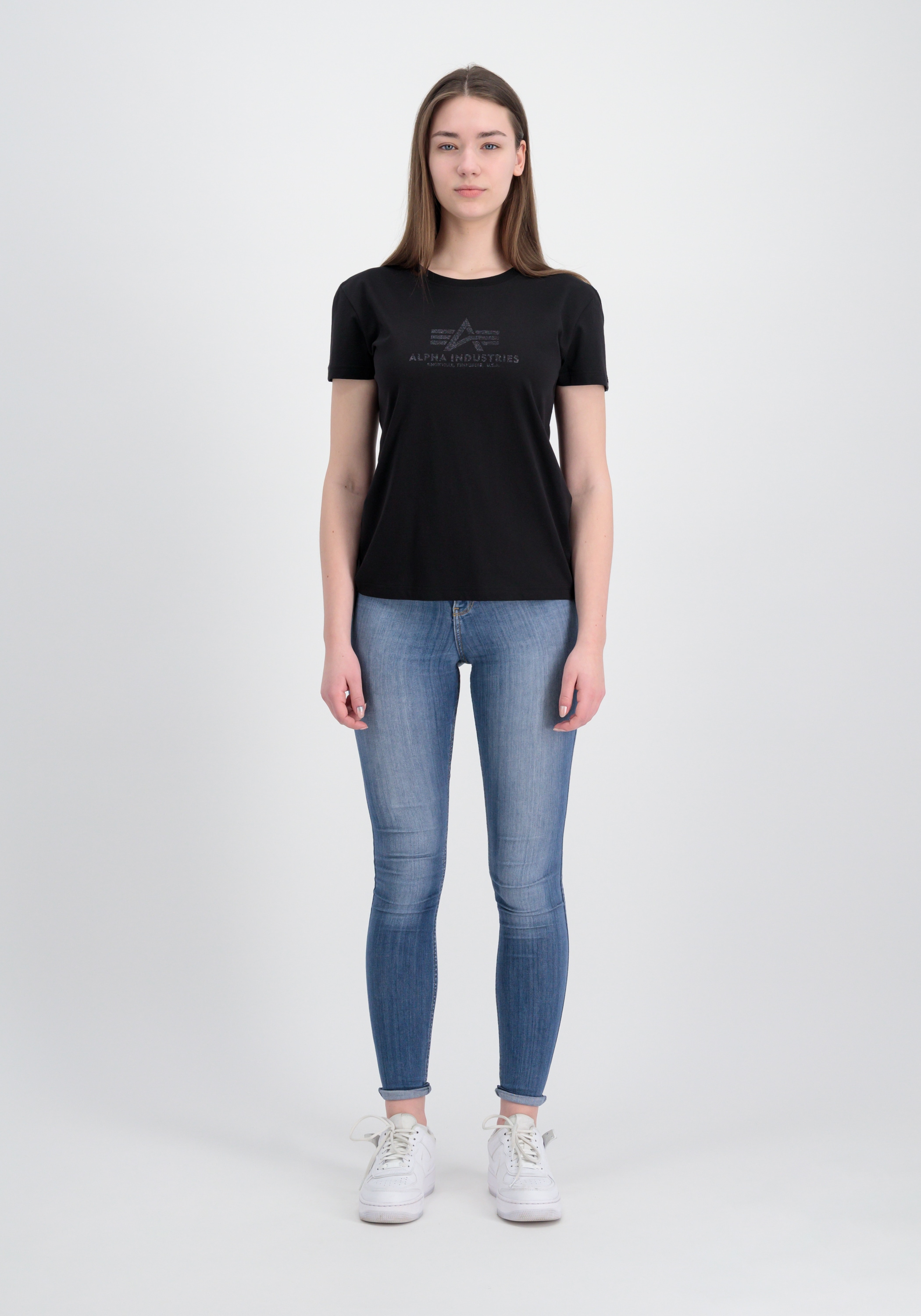 Alpha Industries T-Shirt »Alpha Industries Women - T-Shirts New Basic T Glitter Women«