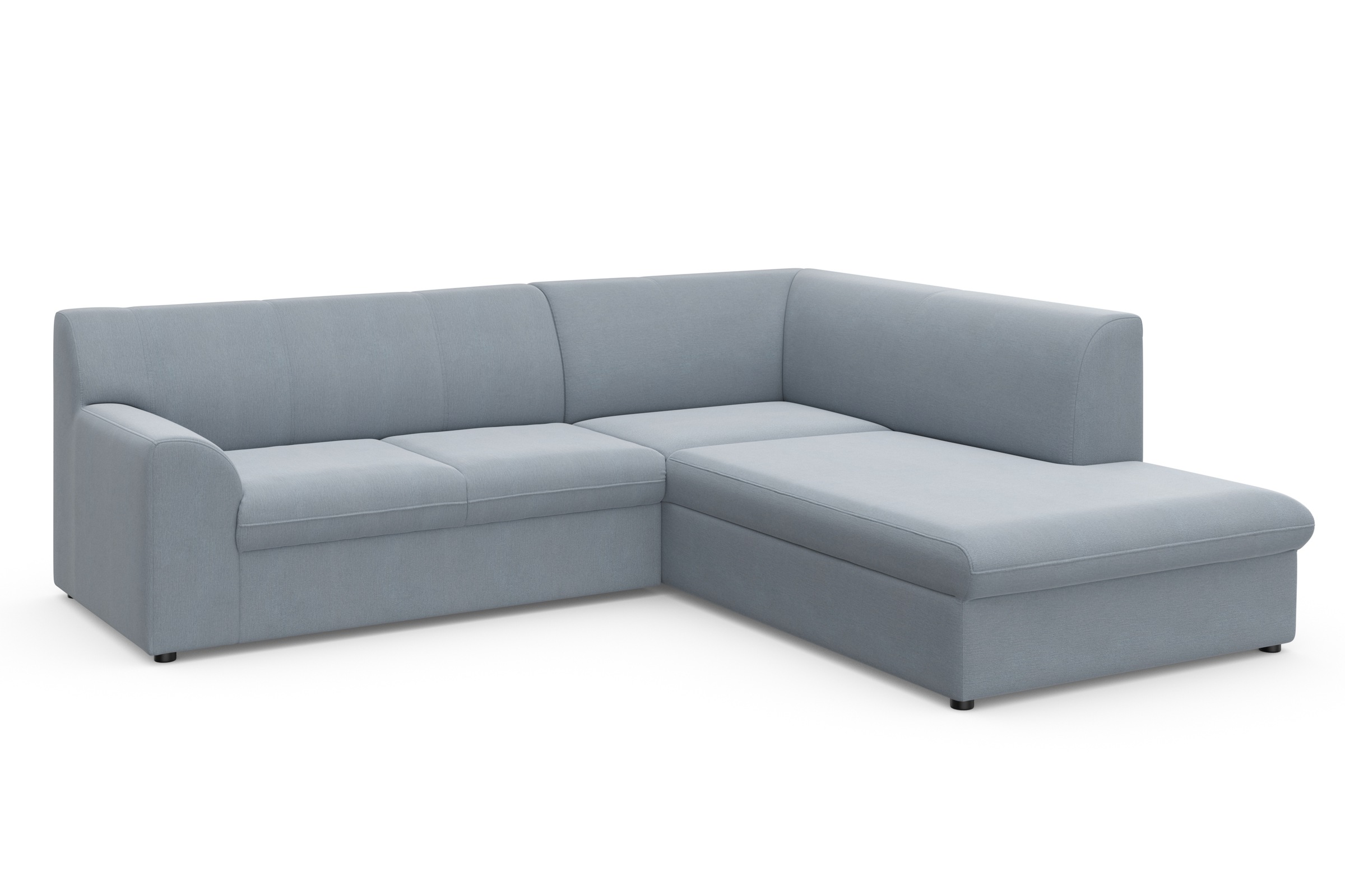 DOMO collection Ecksofa »Topper zeitlos elegant, kompakte Stellmaße, OTTOs Choice, L-Form«, mit Ottomane, wahlweise mit Schlaffunktion