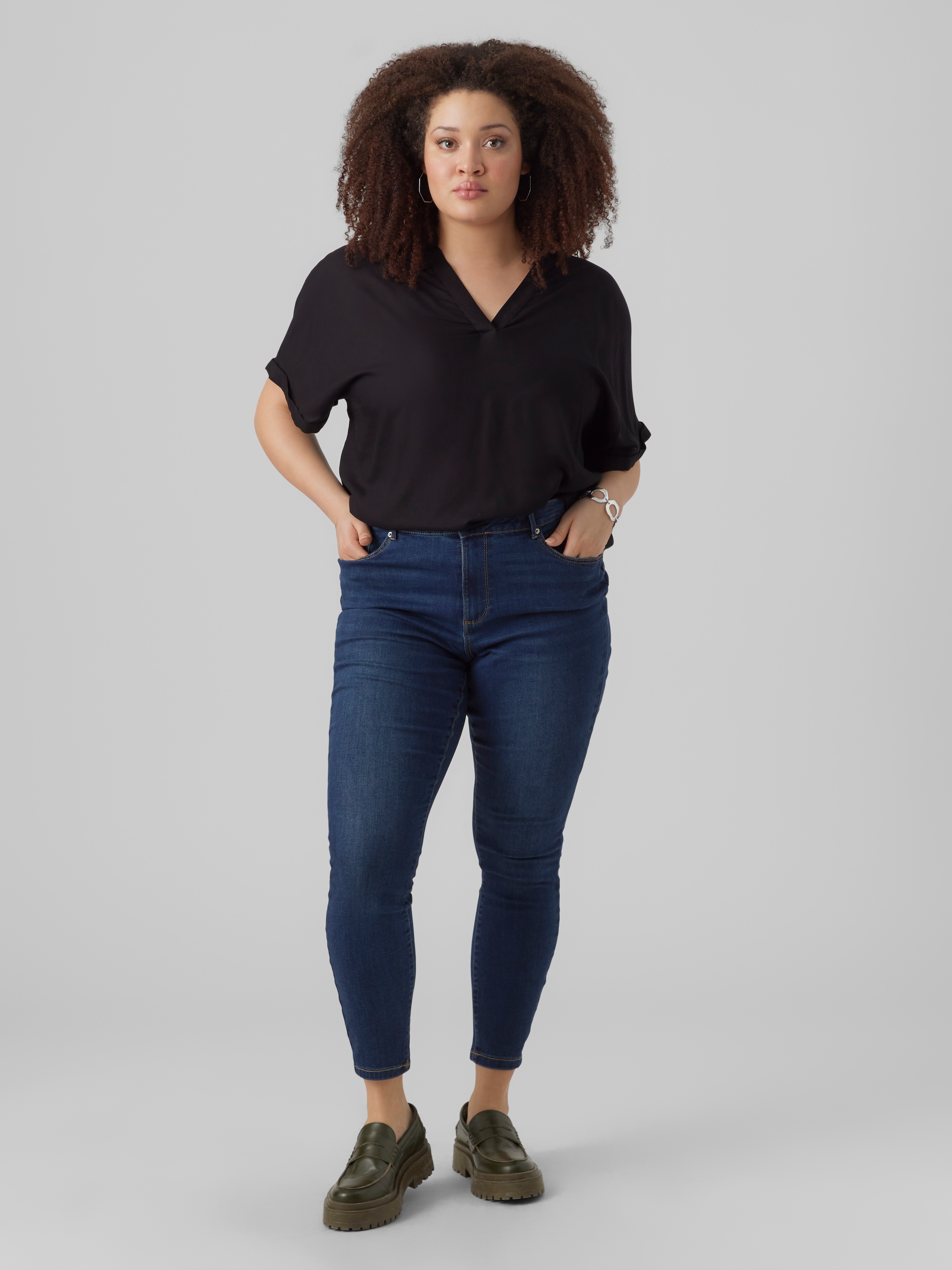 Vero Moda Curve Skinny-fit-Jeans »VMSOPHIA HR SKINNY J VI3377 GA CUR NOOS«