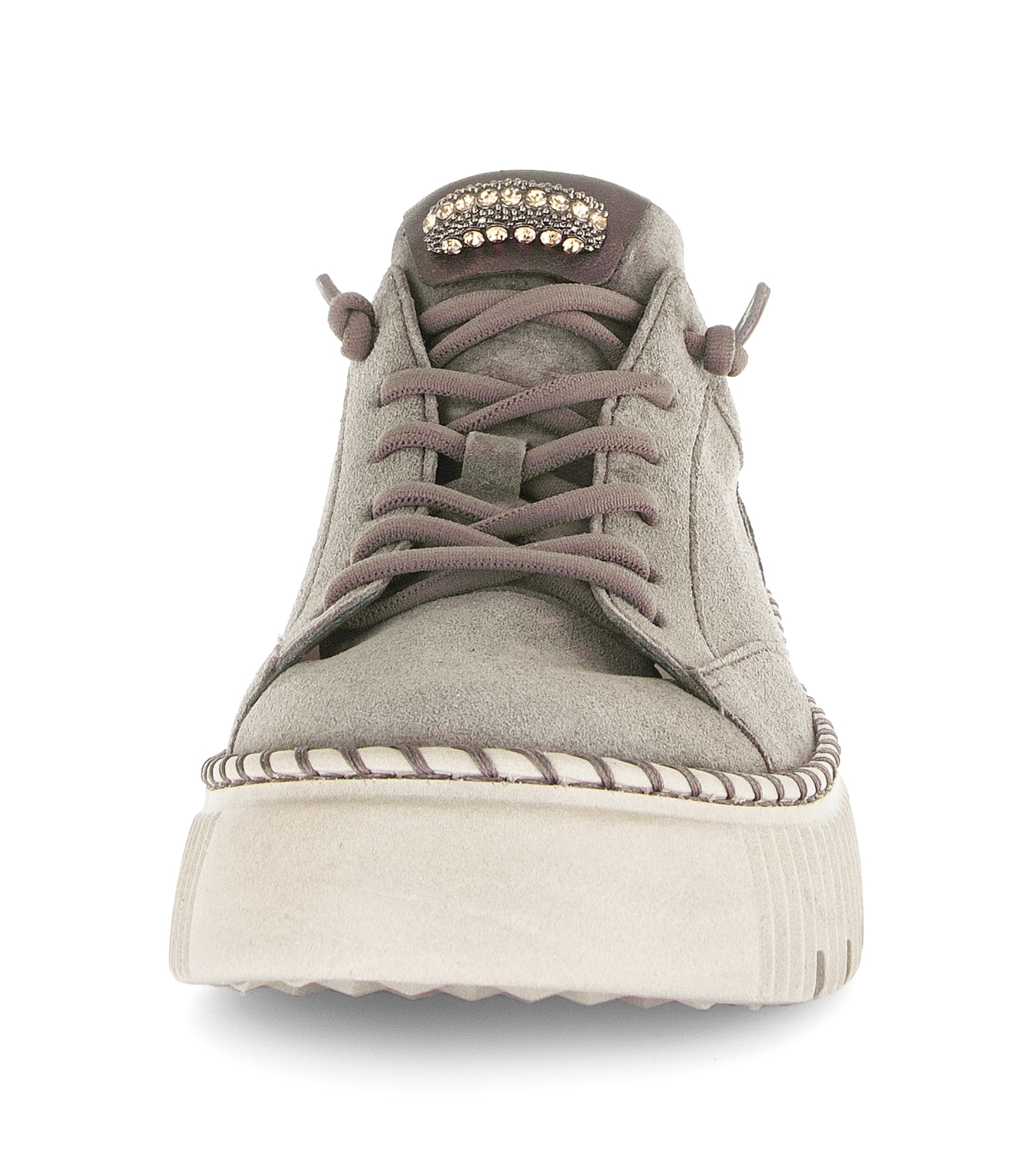 Gabor Slip-On Sneaker, Freizeitschuh, Halbschuh, Slipper mit funkelnden Schmuckelement