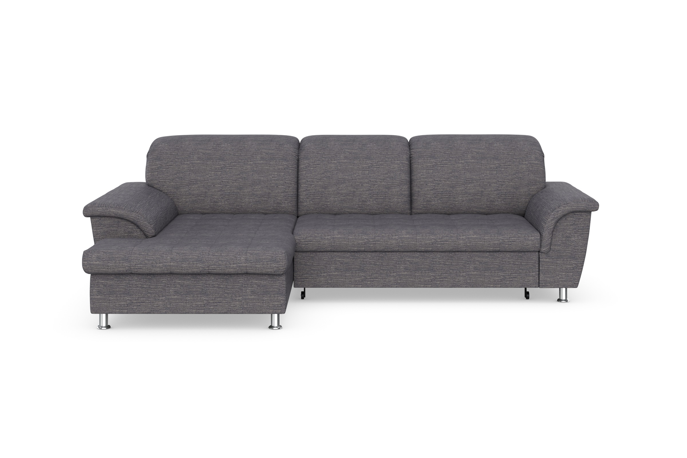 DOMO collection Ecksofa »Franzi Steppung im Sitzbereich B7T/H: 278/162/80 c günstig online kaufen