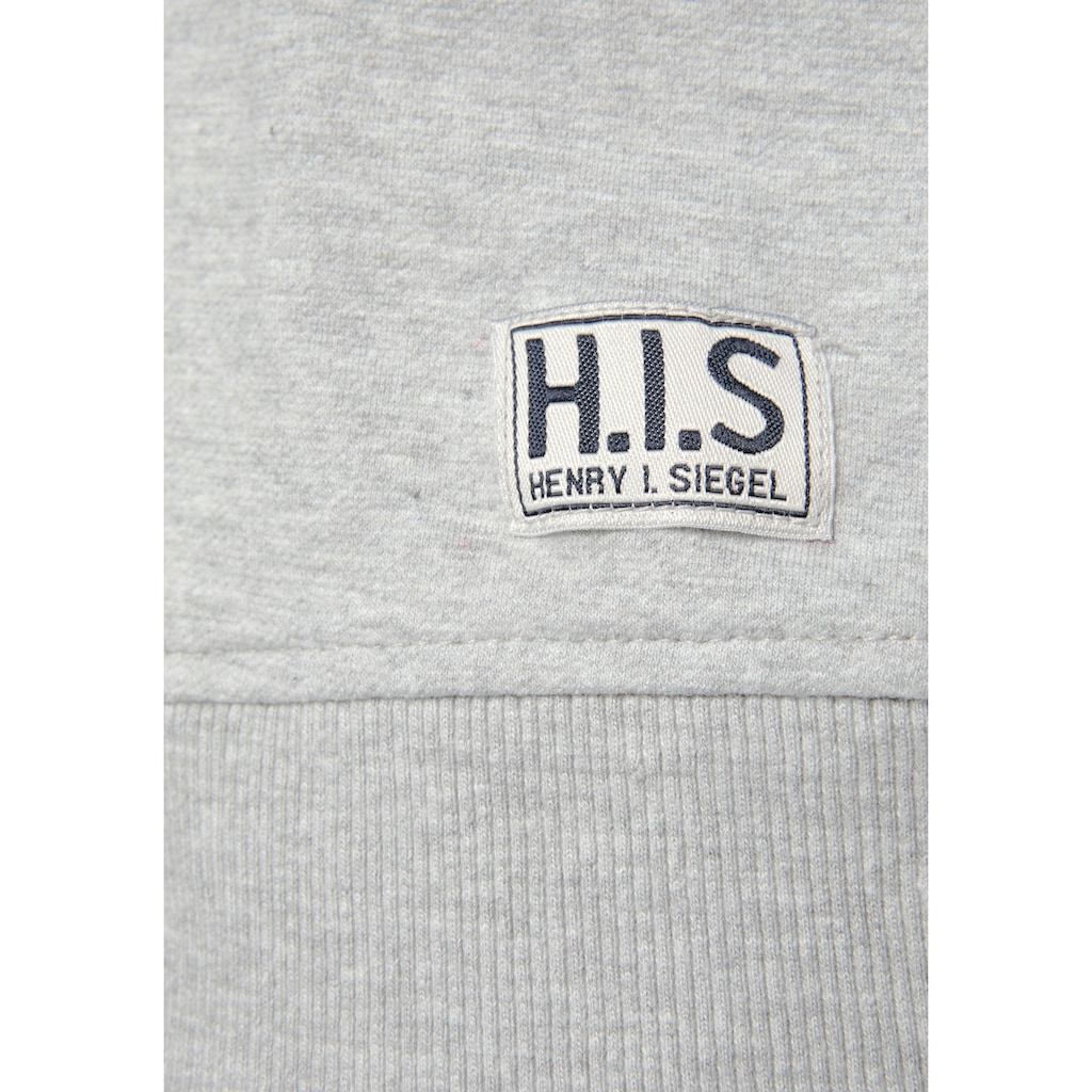 H.I.S Sweatshirt, mit gestreiftem Tape