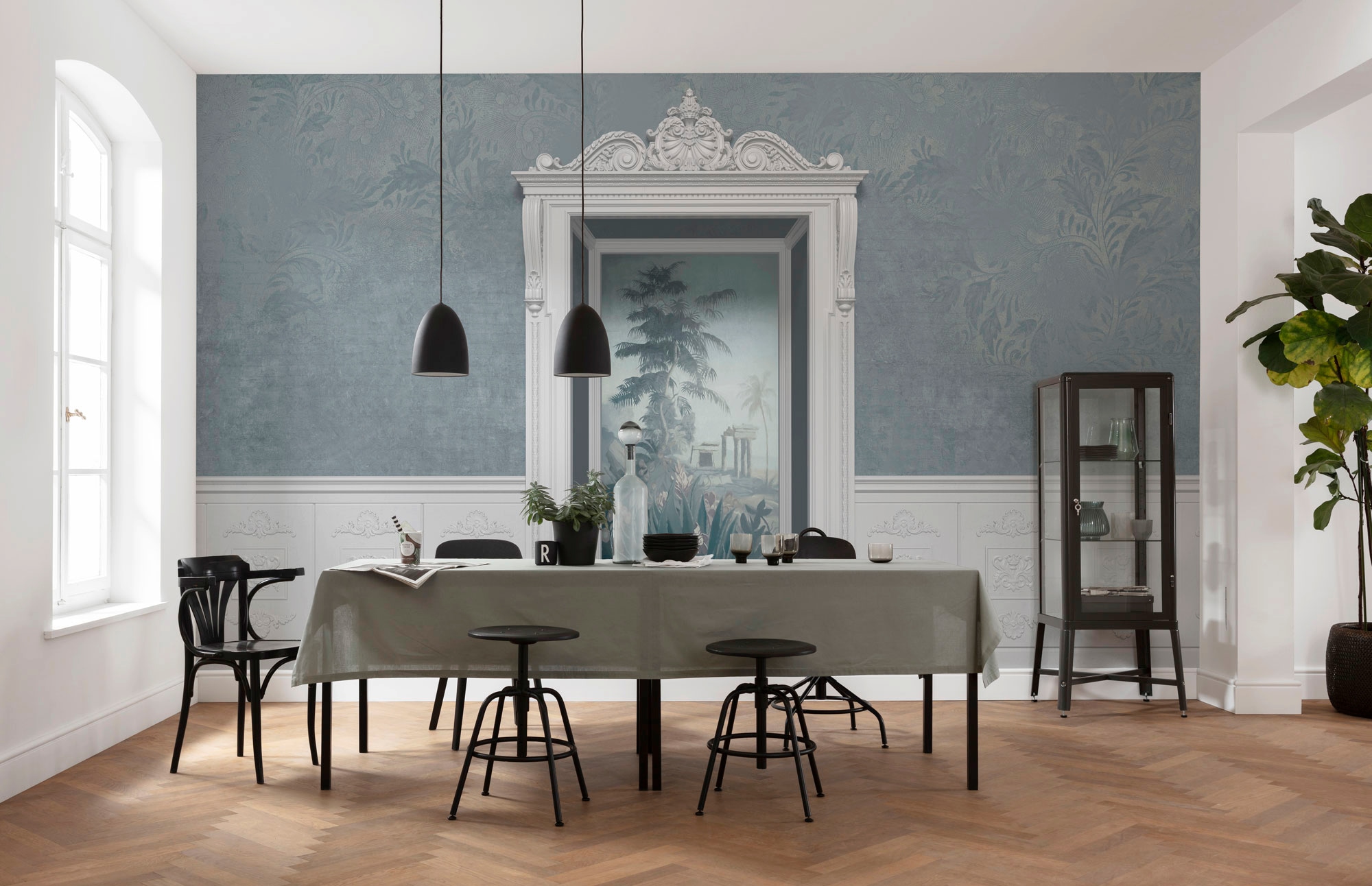 Komar Vliestapete »Digitaldruck Vlies - Niche - Größe 500 x 280 cm«, bedruckt, Wohnzimmer, Schlafzimmer