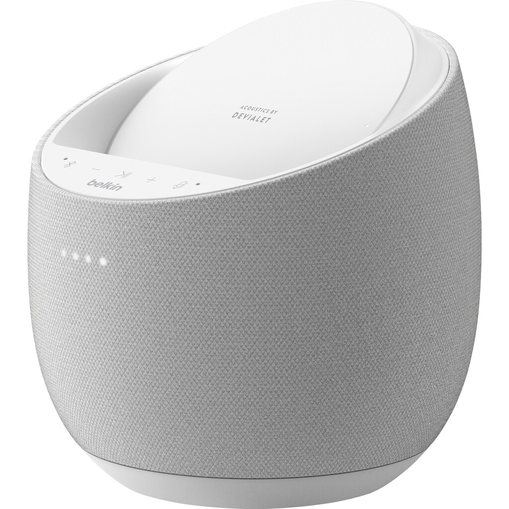 Belkin Smart Speaker »Soundform Elite«, (WLAN, Bluetooth, Google Assistant, drahtloses Ladegerät)